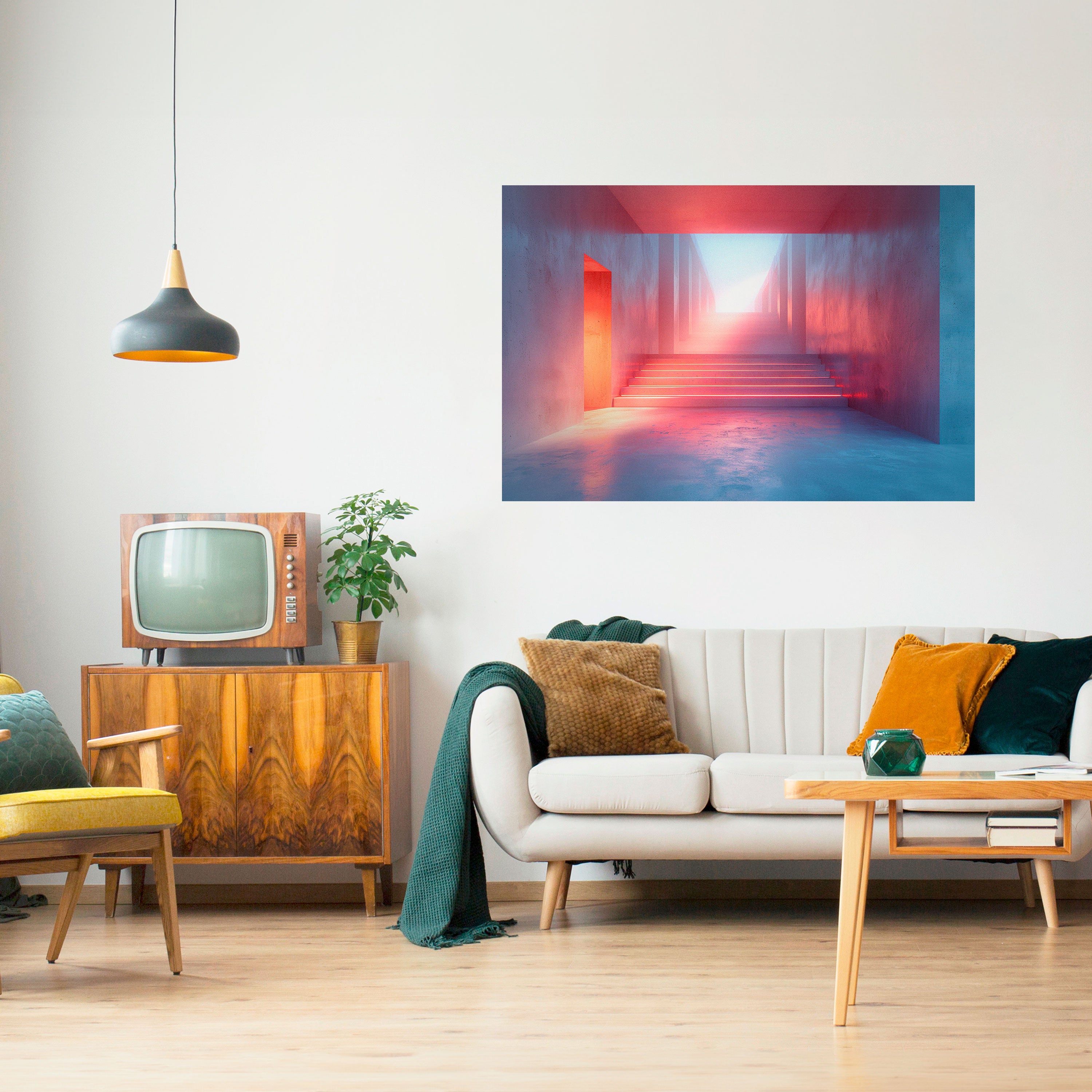 Póster horizontal autoadhesivo BRIGHT DIRECTION