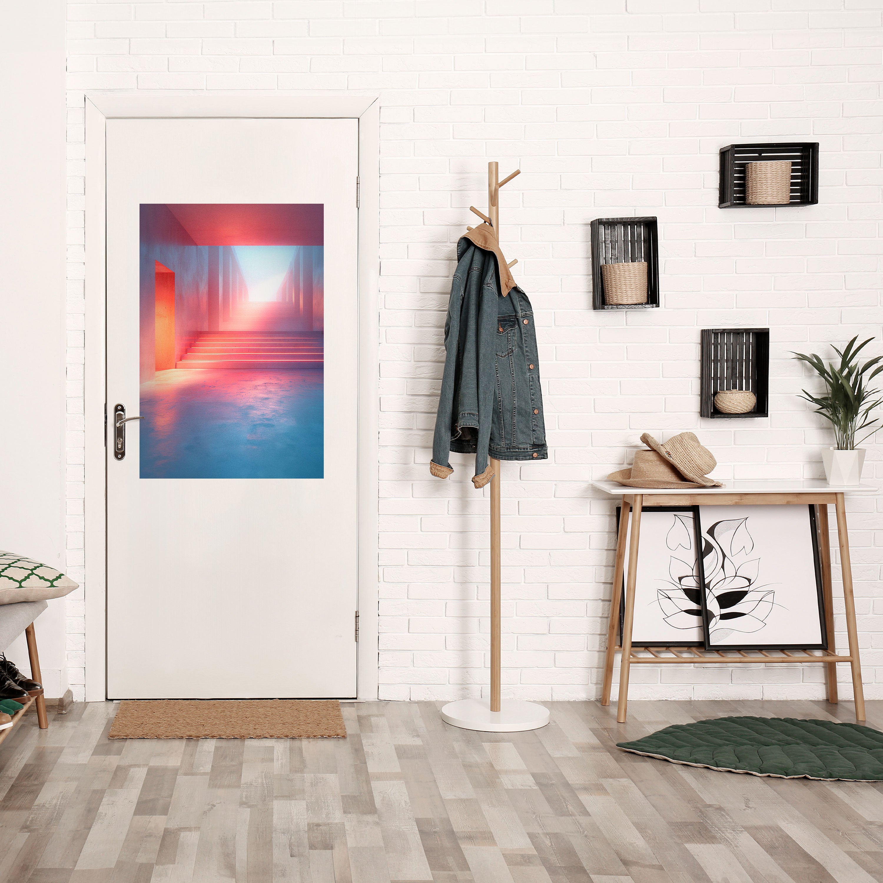 BRIGHT DIRECTION Peel and Stick Vertical Poster