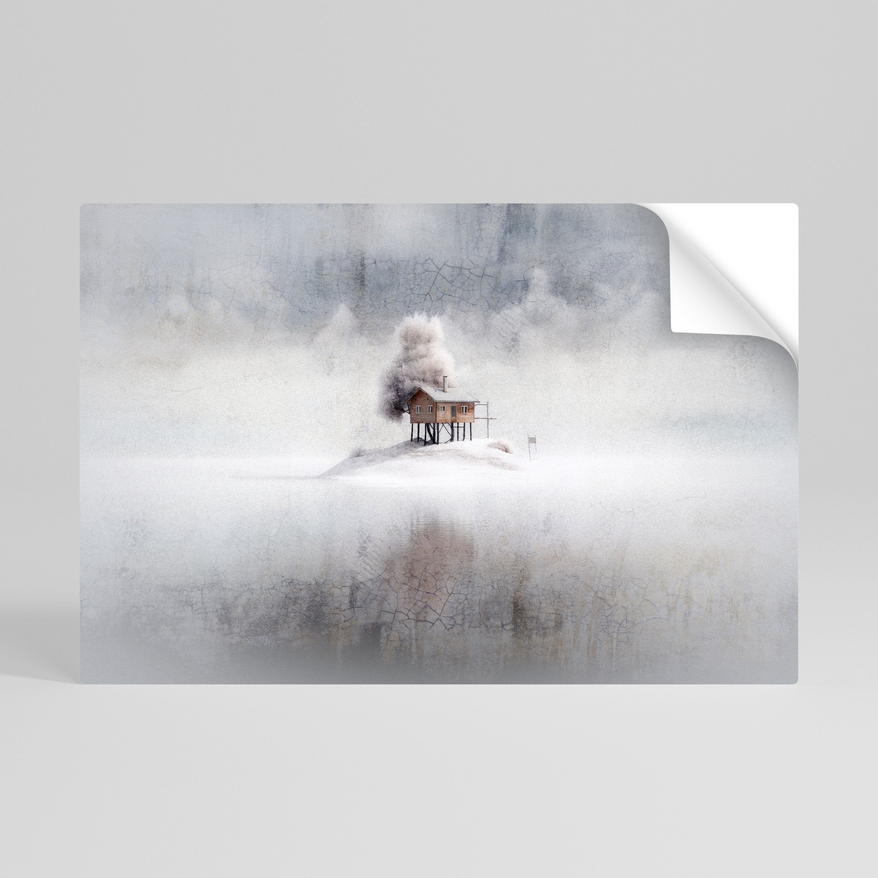 Póster horizontal autoadhesivo SILENT CABIN