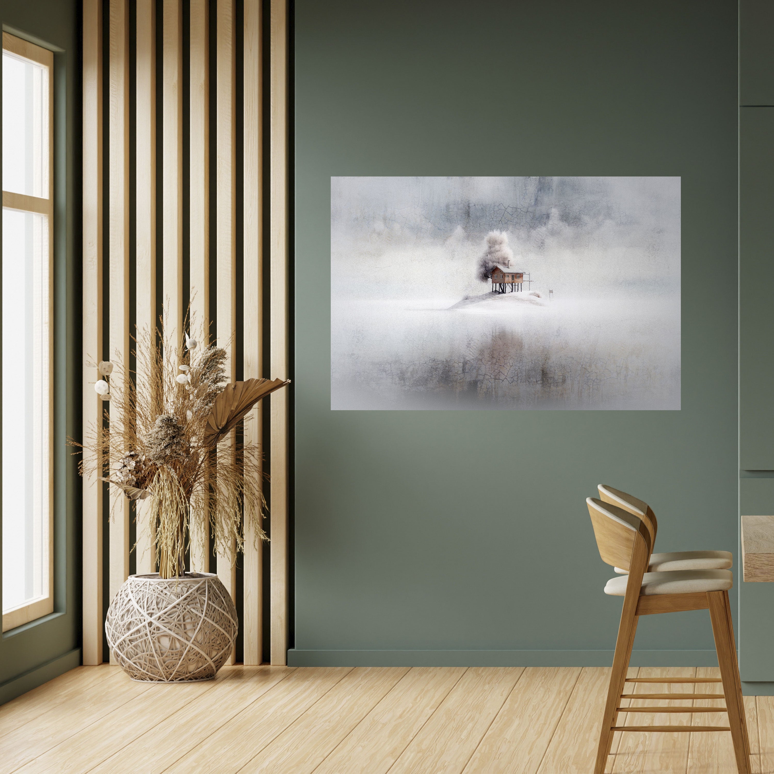 Póster horizontal autoadhesivo SILENT CABIN