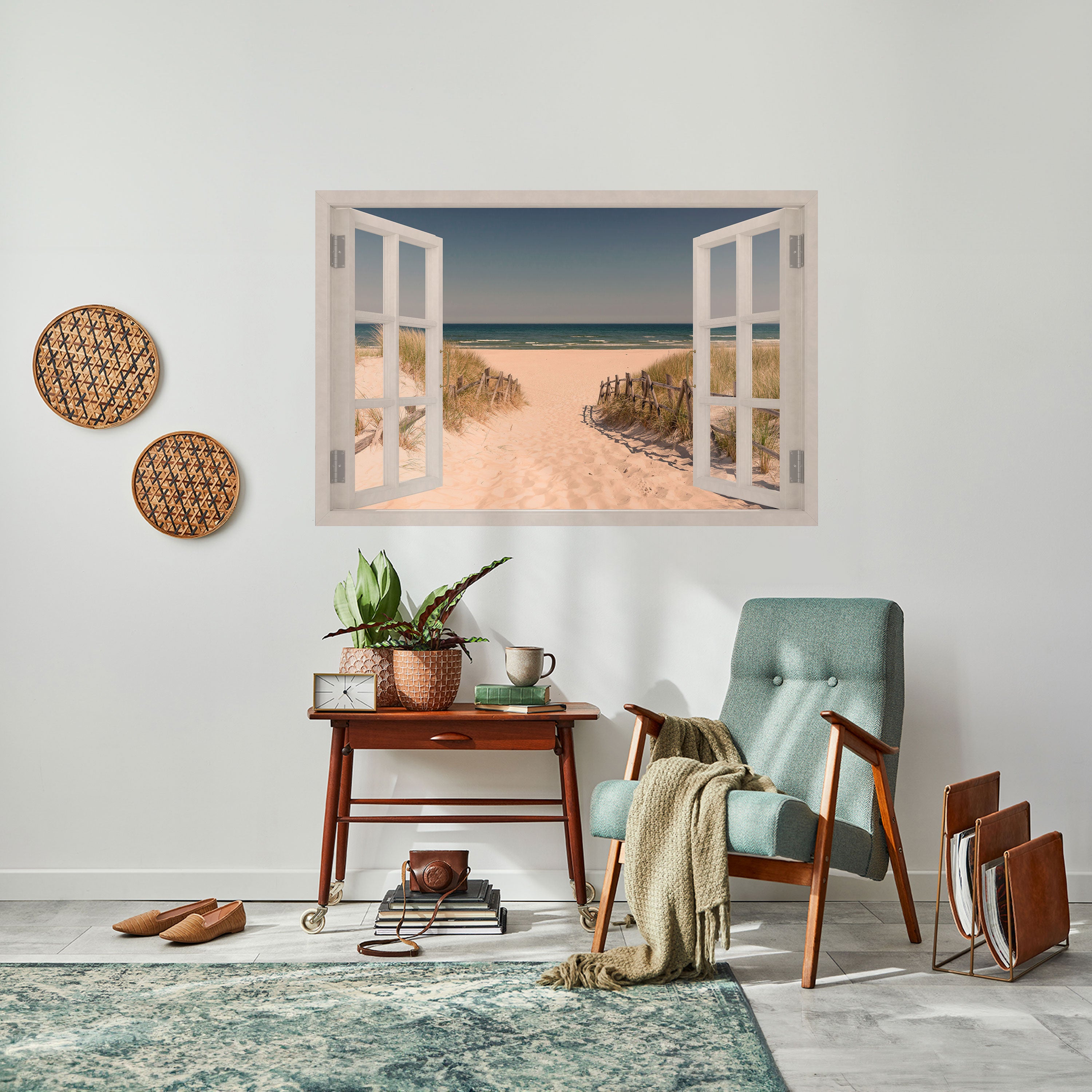 Póster horizontal autoadhesivo "PAISAJE DE ENSUEÑO SANDY"