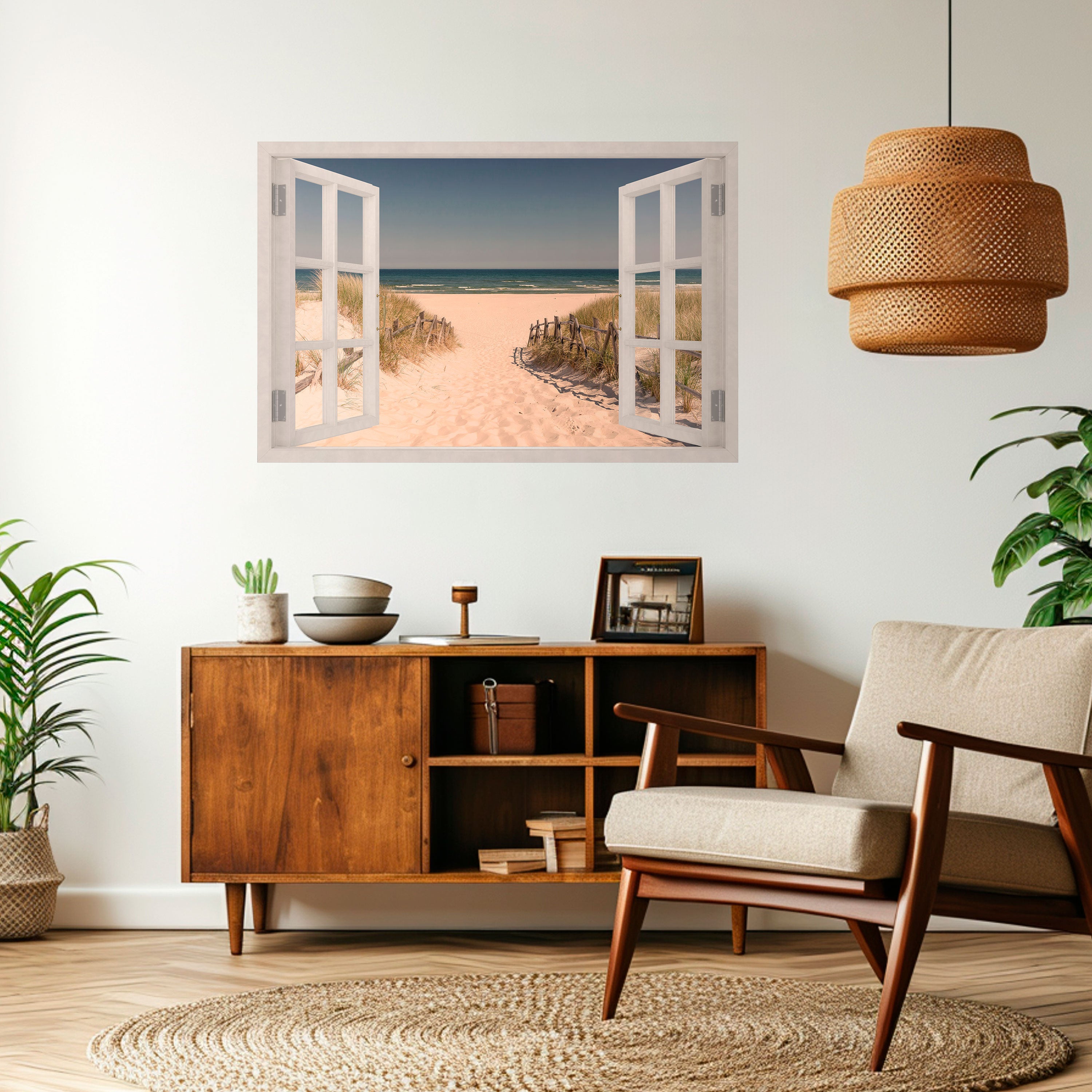 Póster horizontal autoadhesivo "PAISAJE DE ENSUEÑO SANDY"