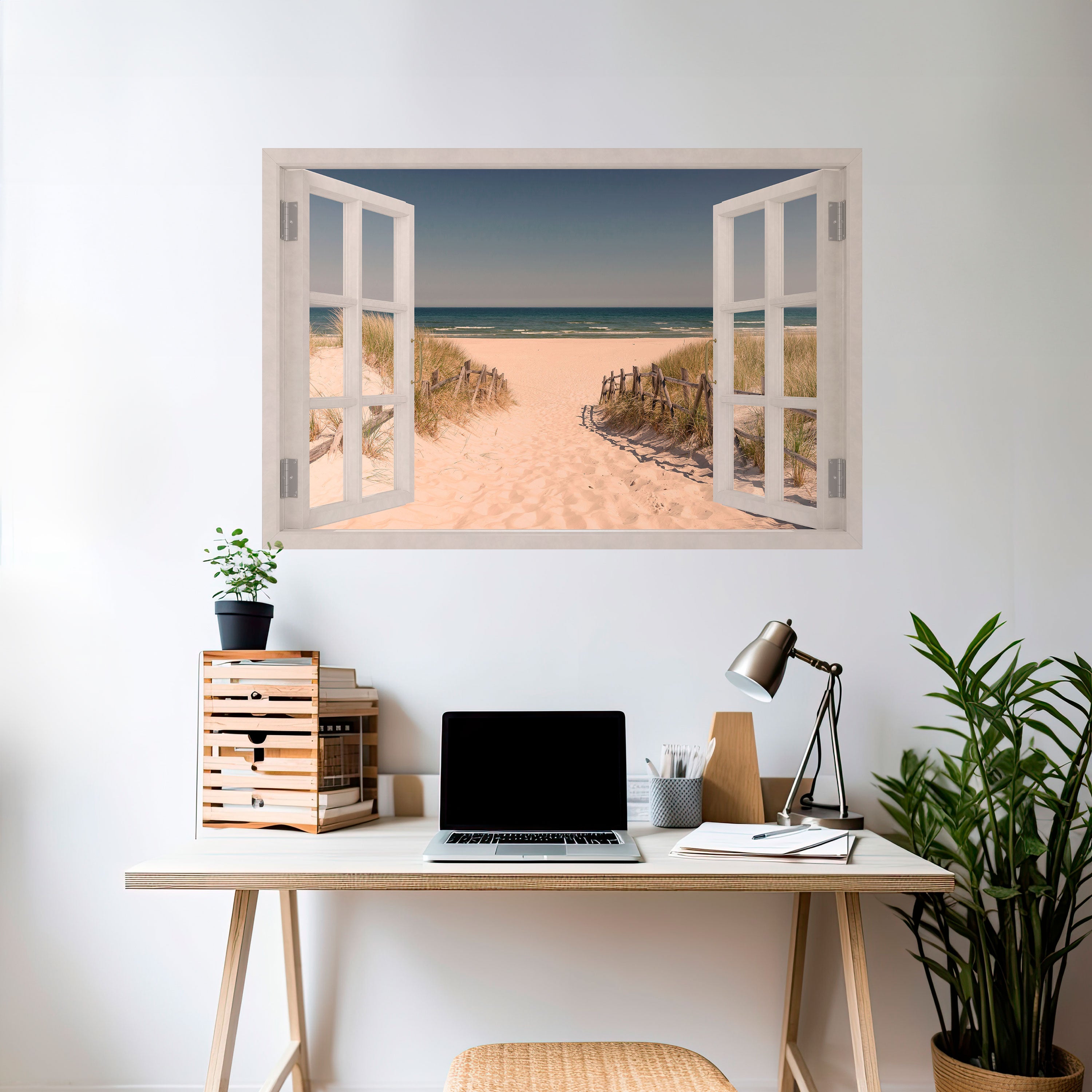 Póster horizontal autoadhesivo "PAISAJE DE ENSUEÑO SANDY"