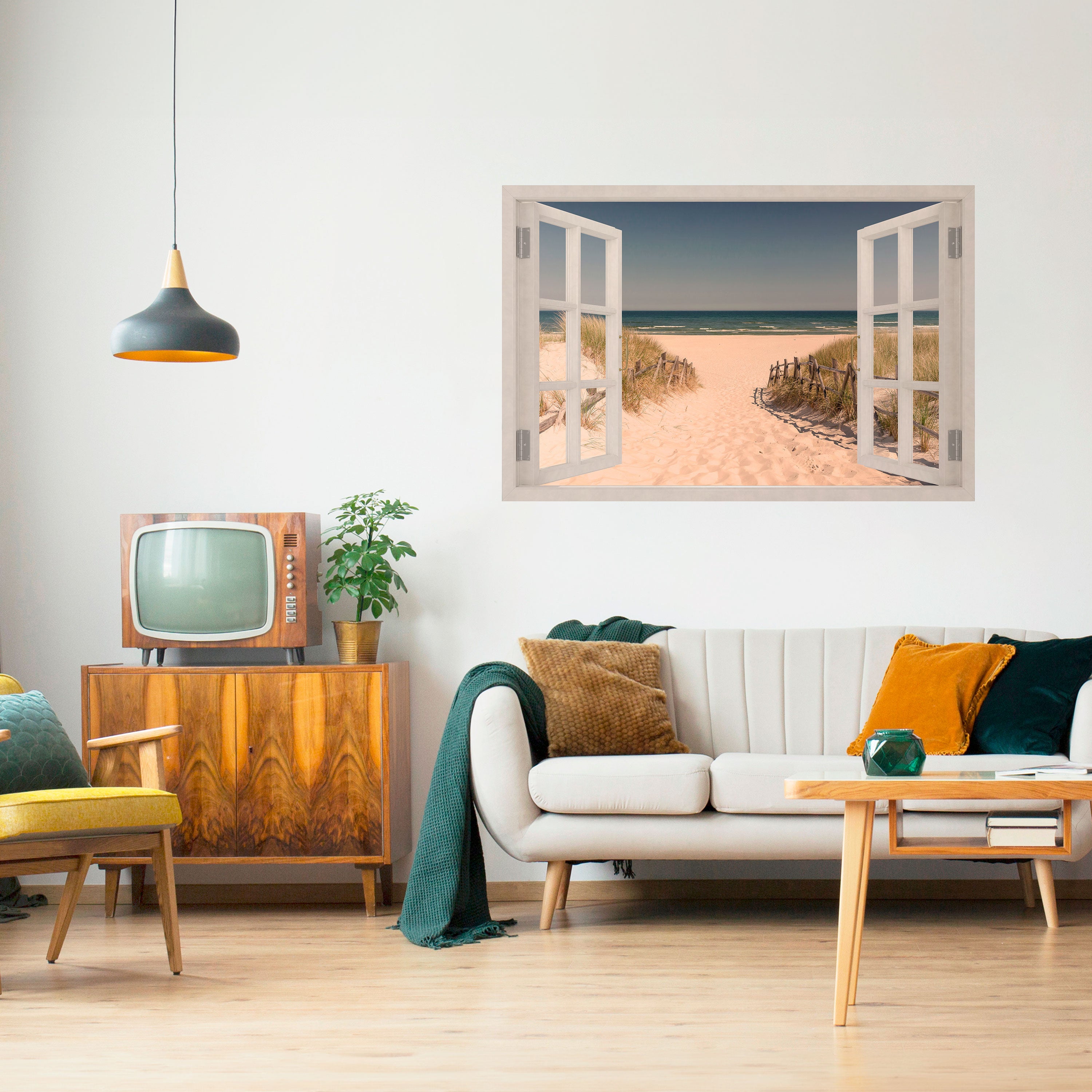 Póster horizontal autoadhesivo "PAISAJE DE ENSUEÑO SANDY"