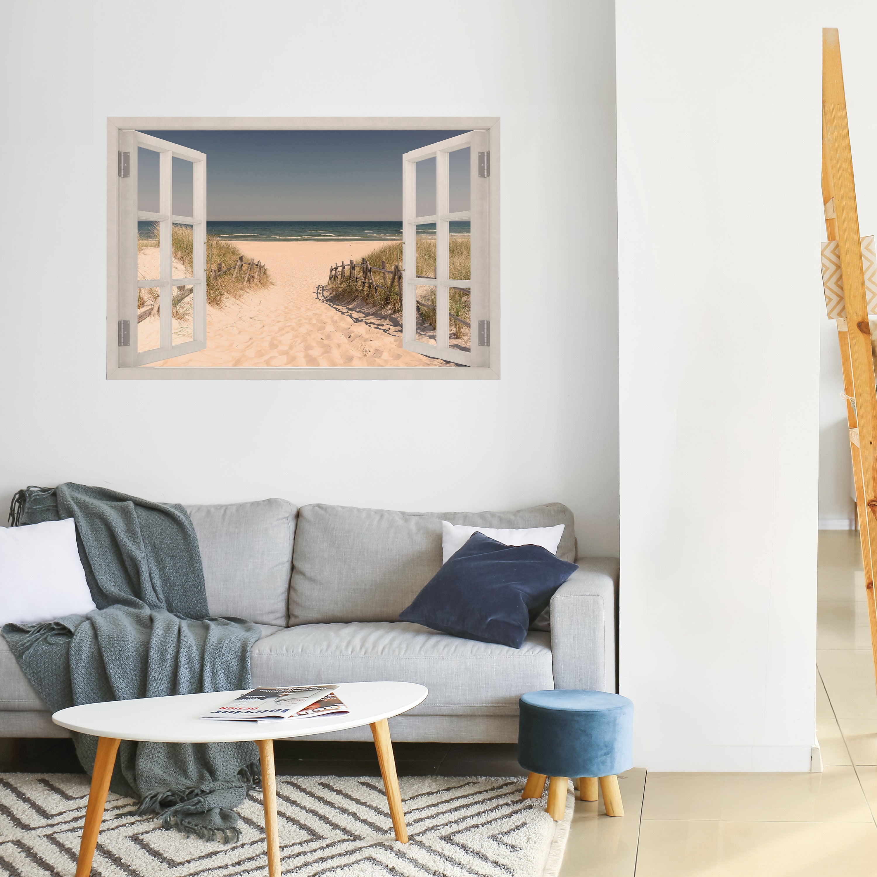 Póster horizontal autoadhesivo "PAISAJE DE ENSUEÑO SANDY"
