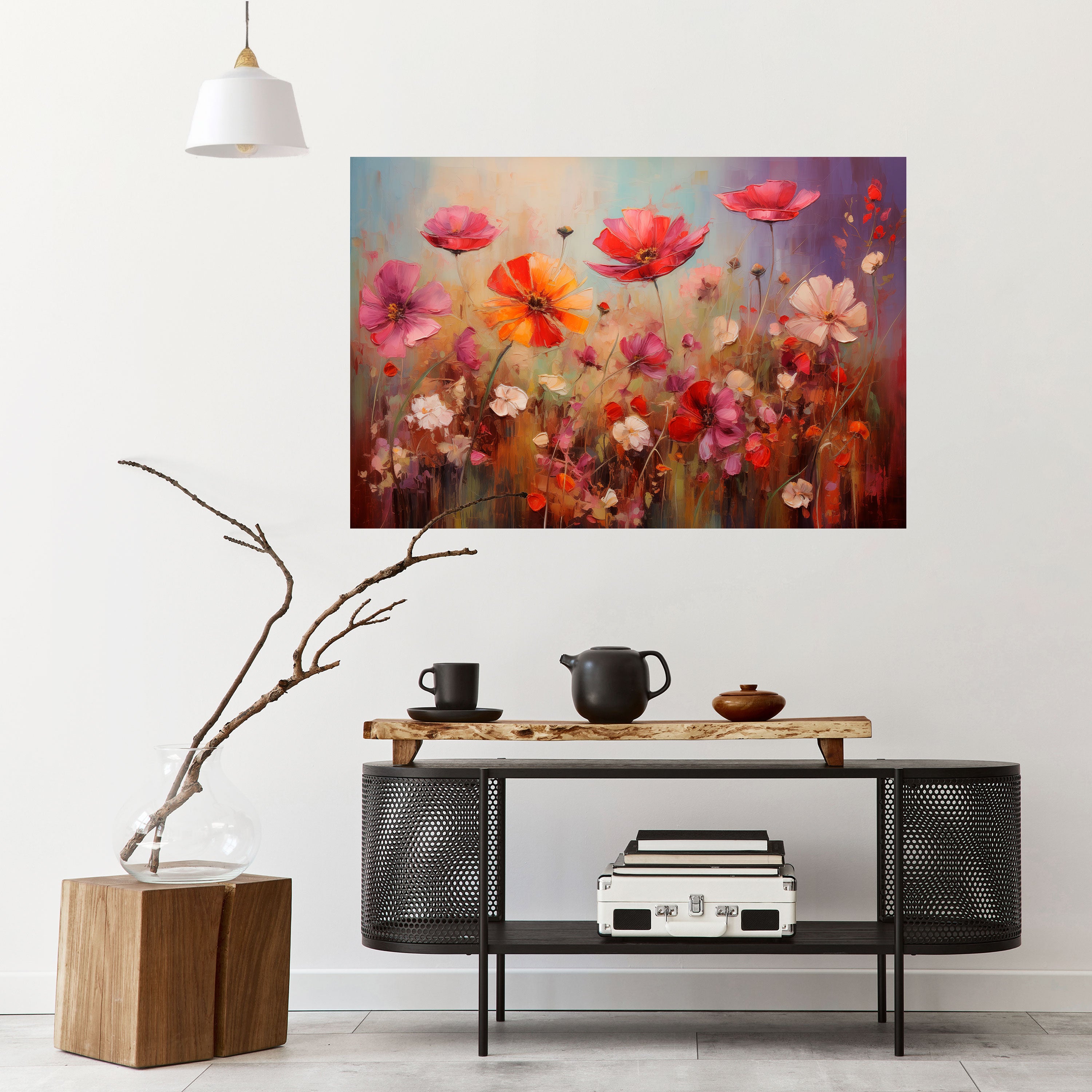 Póster horizontal autoadhesivo "JARDÍN DE ENSUÑO"