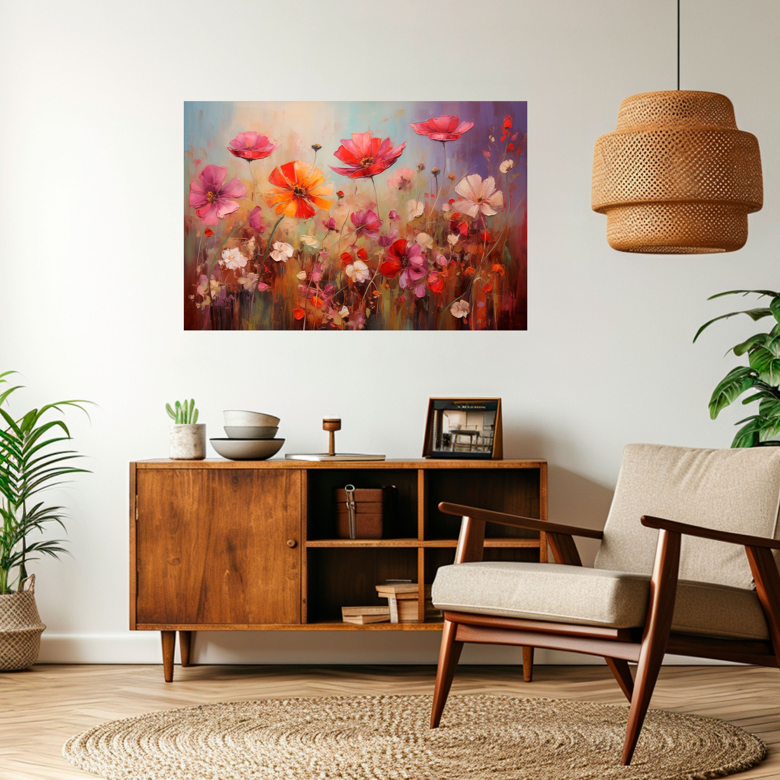 Póster horizontal autoadhesivo "JARDÍN DE ENSUÑO"
