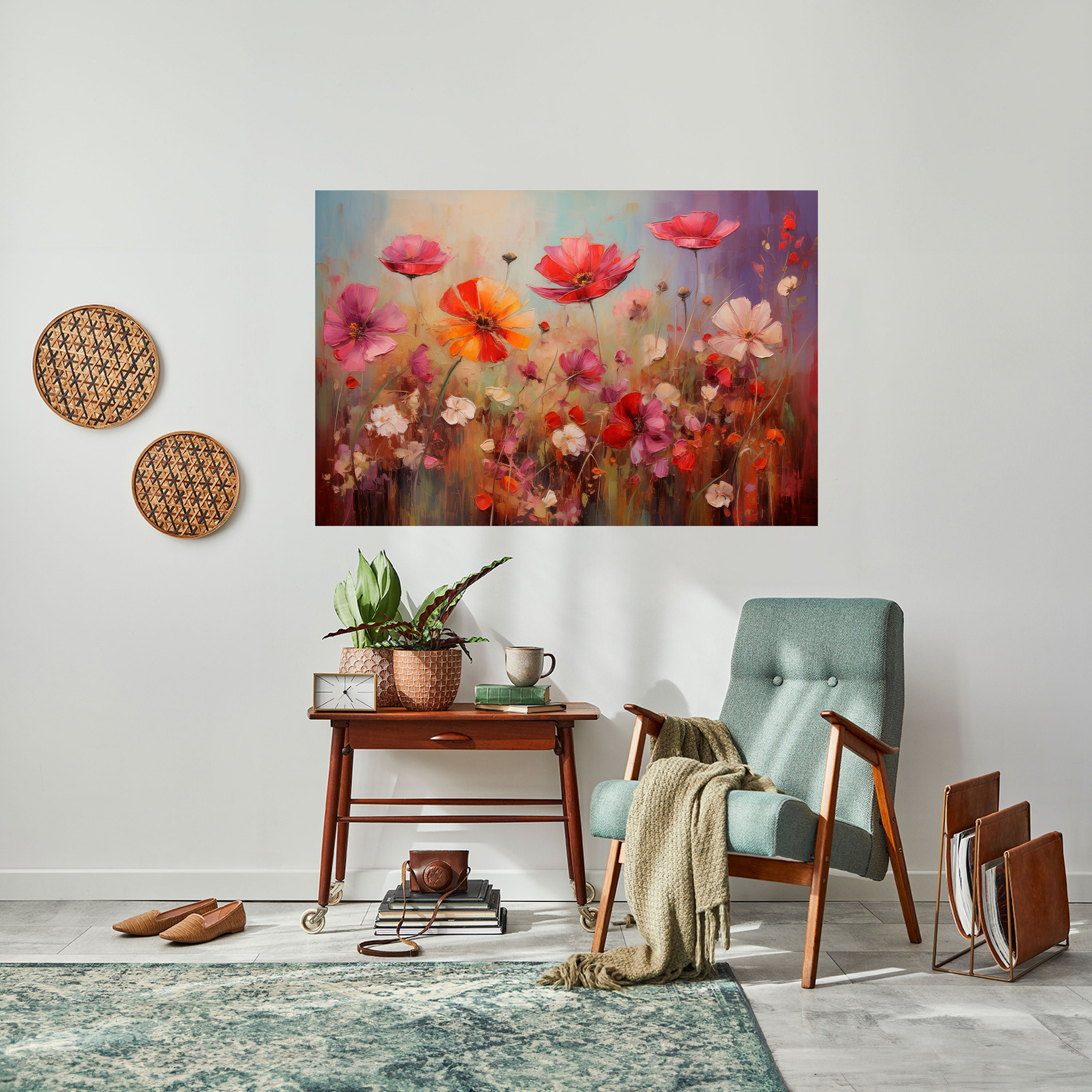 Póster horizontal autoadhesivo "JARDÍN DE ENSUÑO"