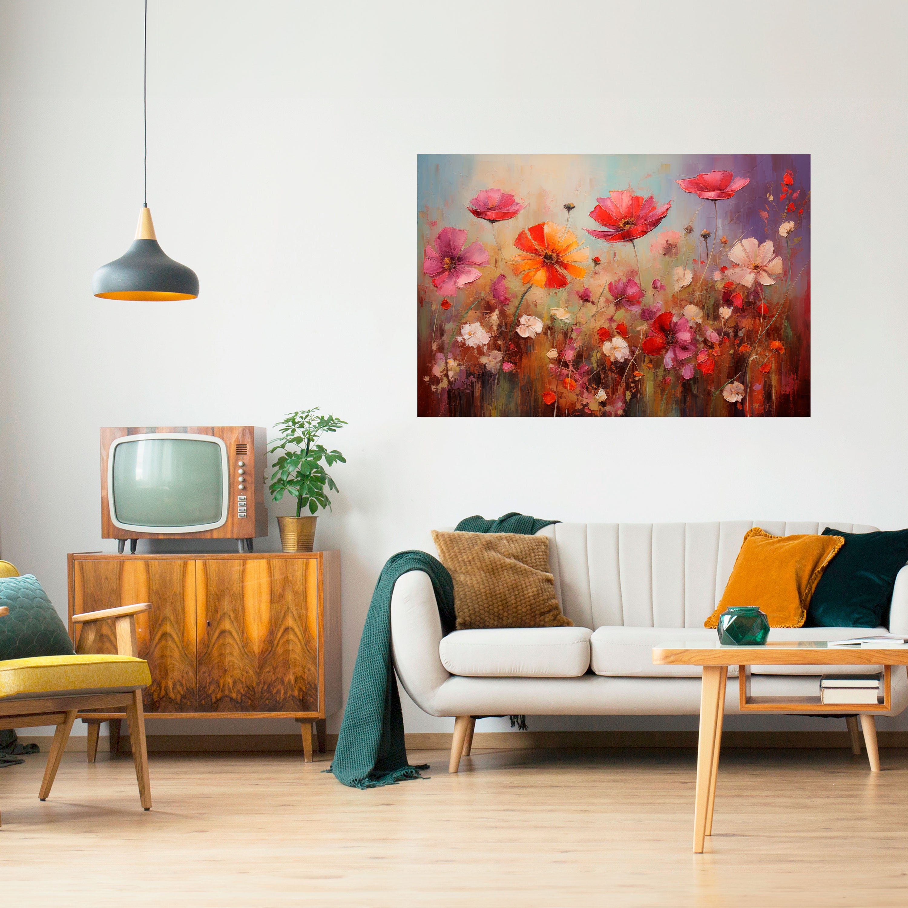 Póster horizontal autoadhesivo "JARDÍN DE ENSUÑO"