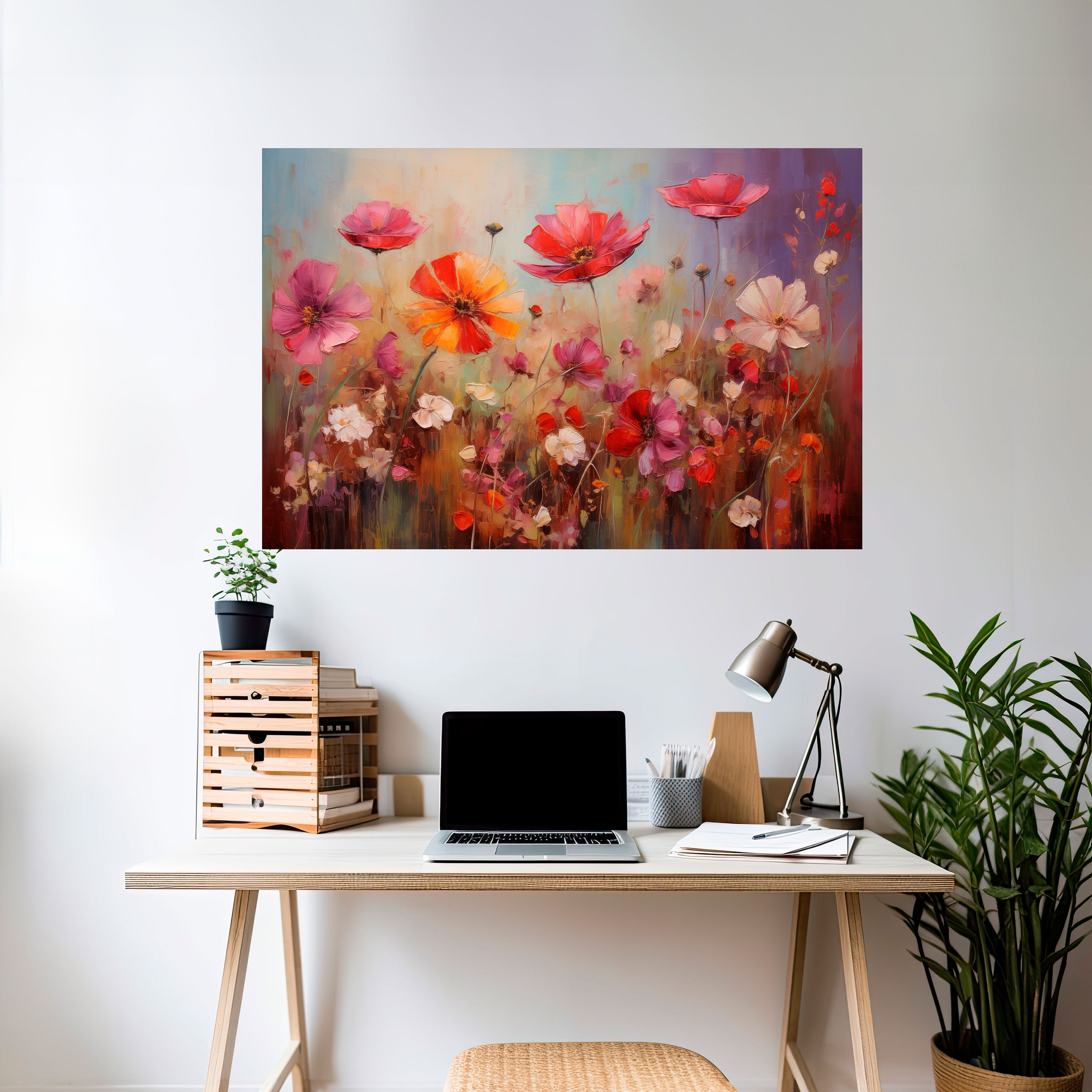 Póster horizontal autoadhesivo "JARDÍN DE ENSUÑO"