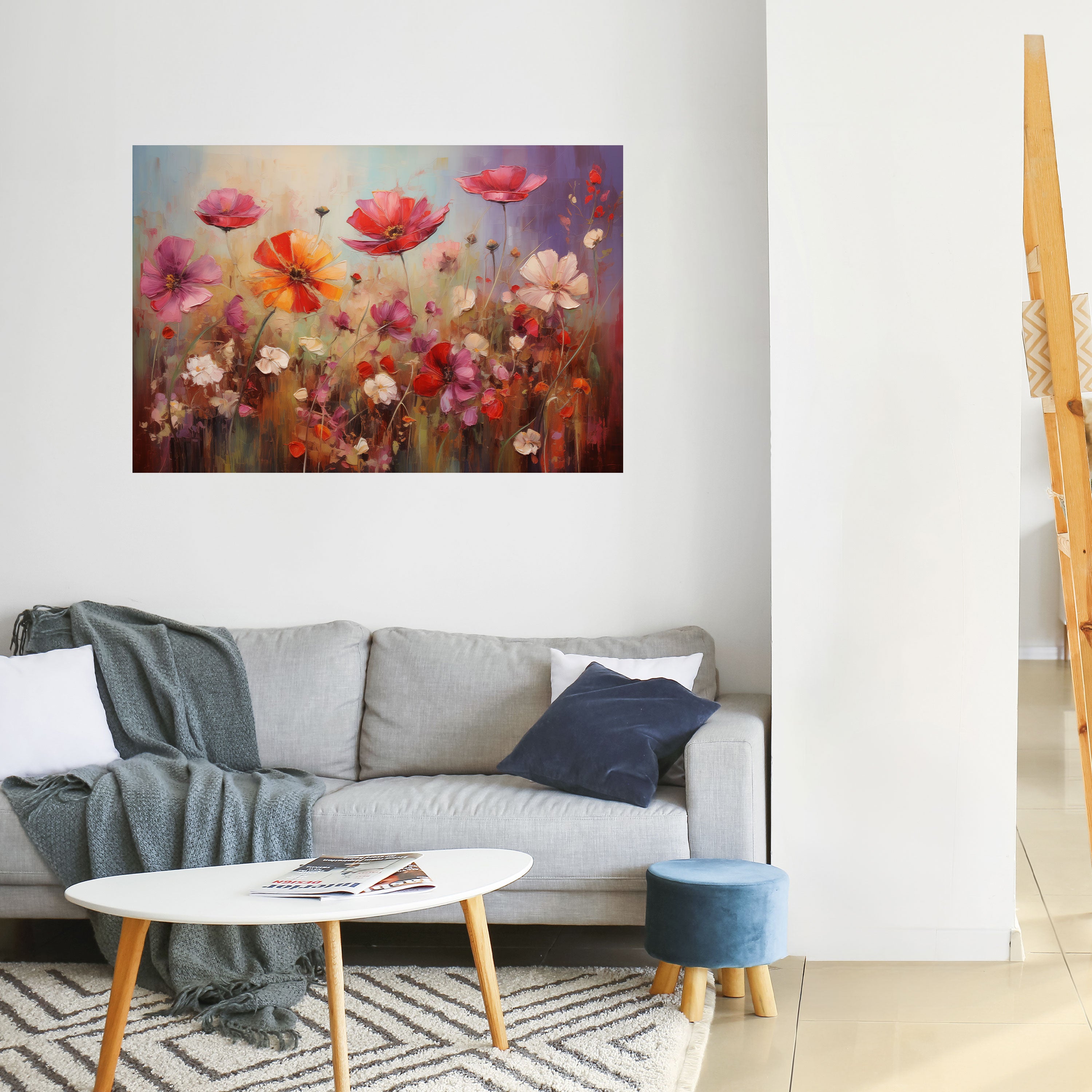 Póster horizontal autoadhesivo "JARDÍN DE ENSUÑO"