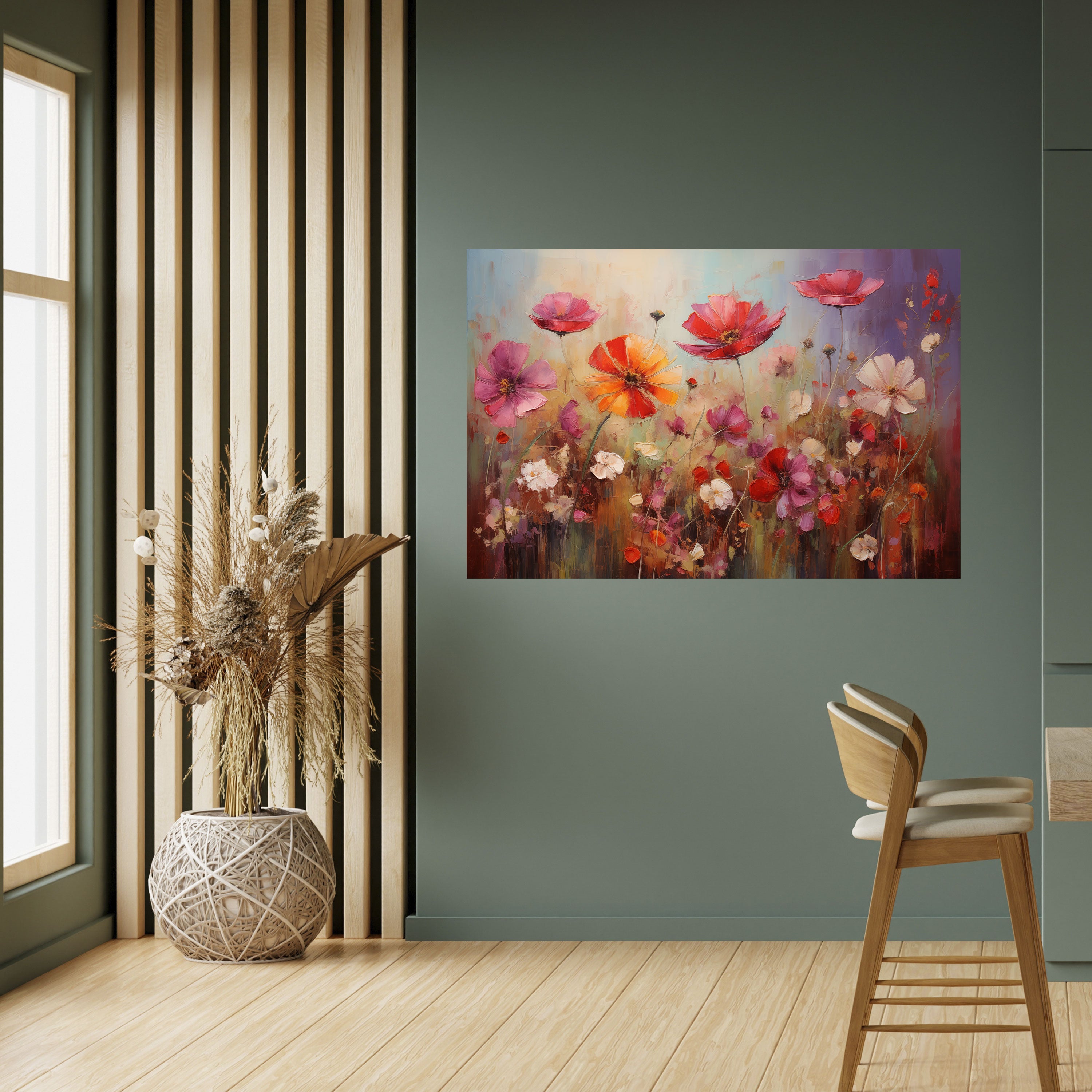 Póster horizontal autoadhesivo "JARDÍN DE ENSUÑO"
