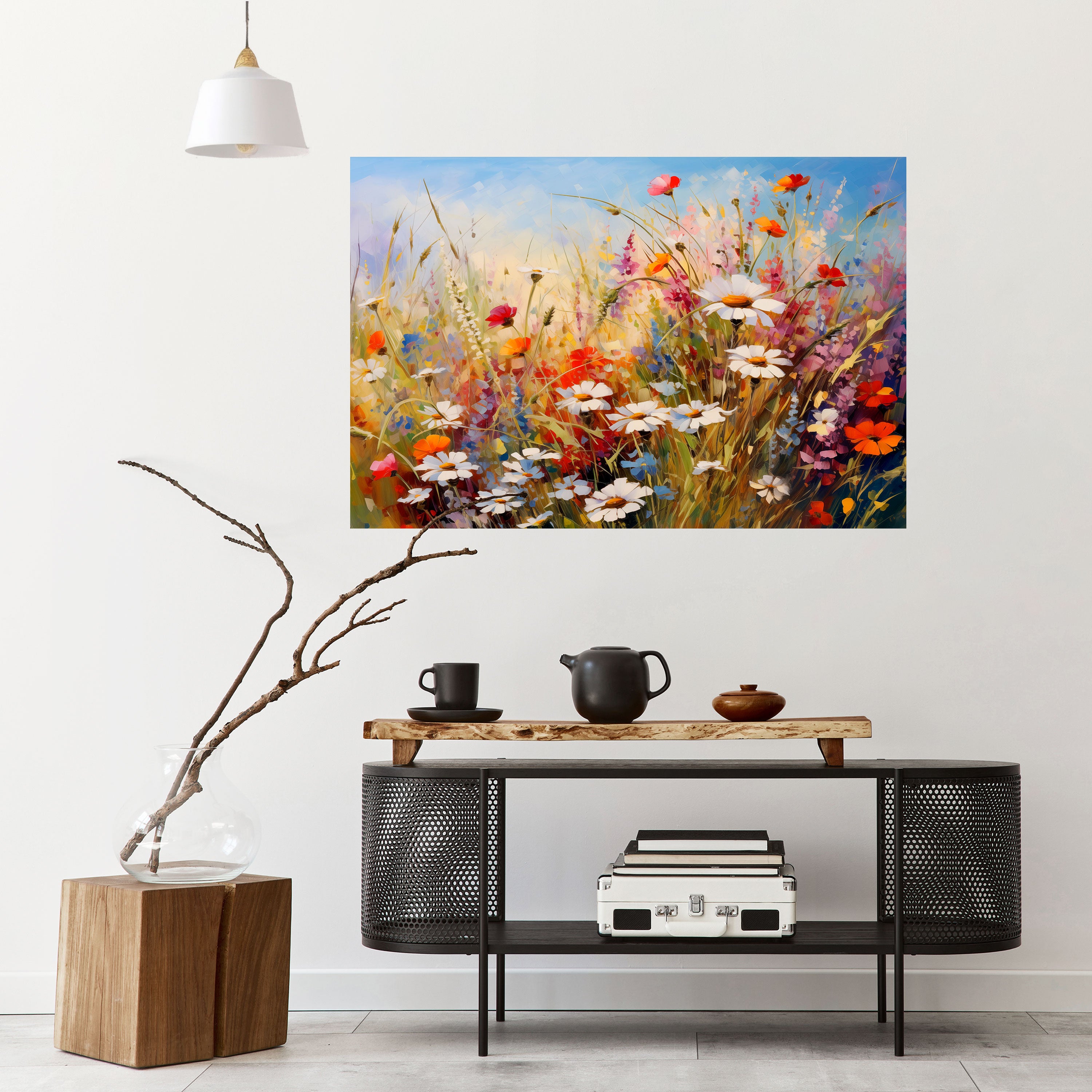 Póster horizontal autoadhesivo DAISY DAYDREAMS