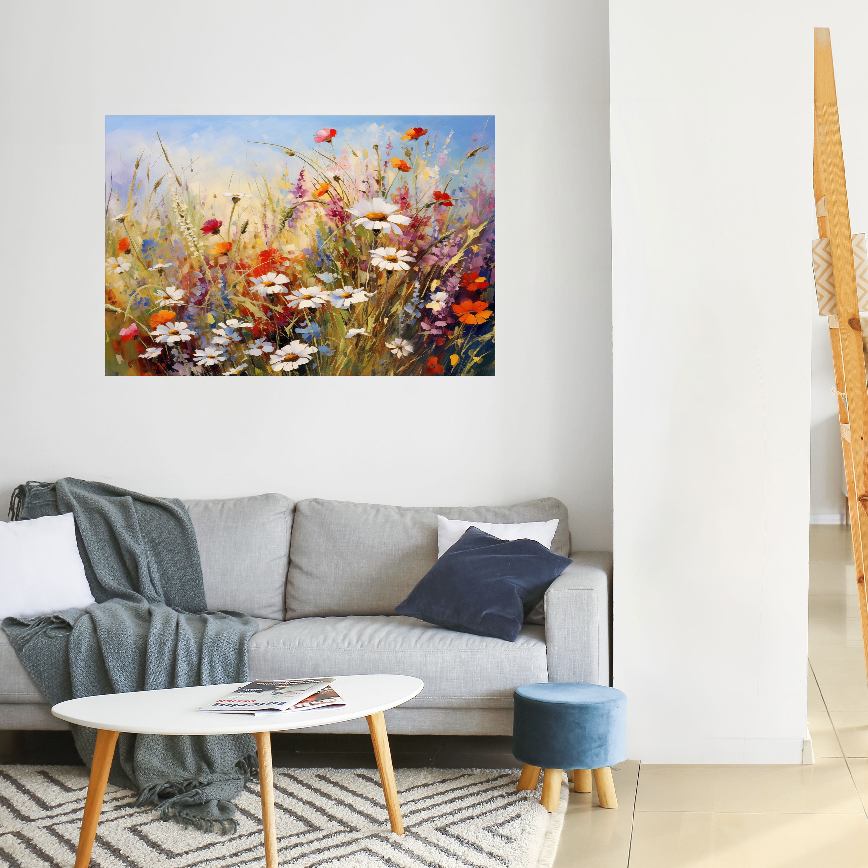 Póster horizontal autoadhesivo DAISY DAYDREAMS
