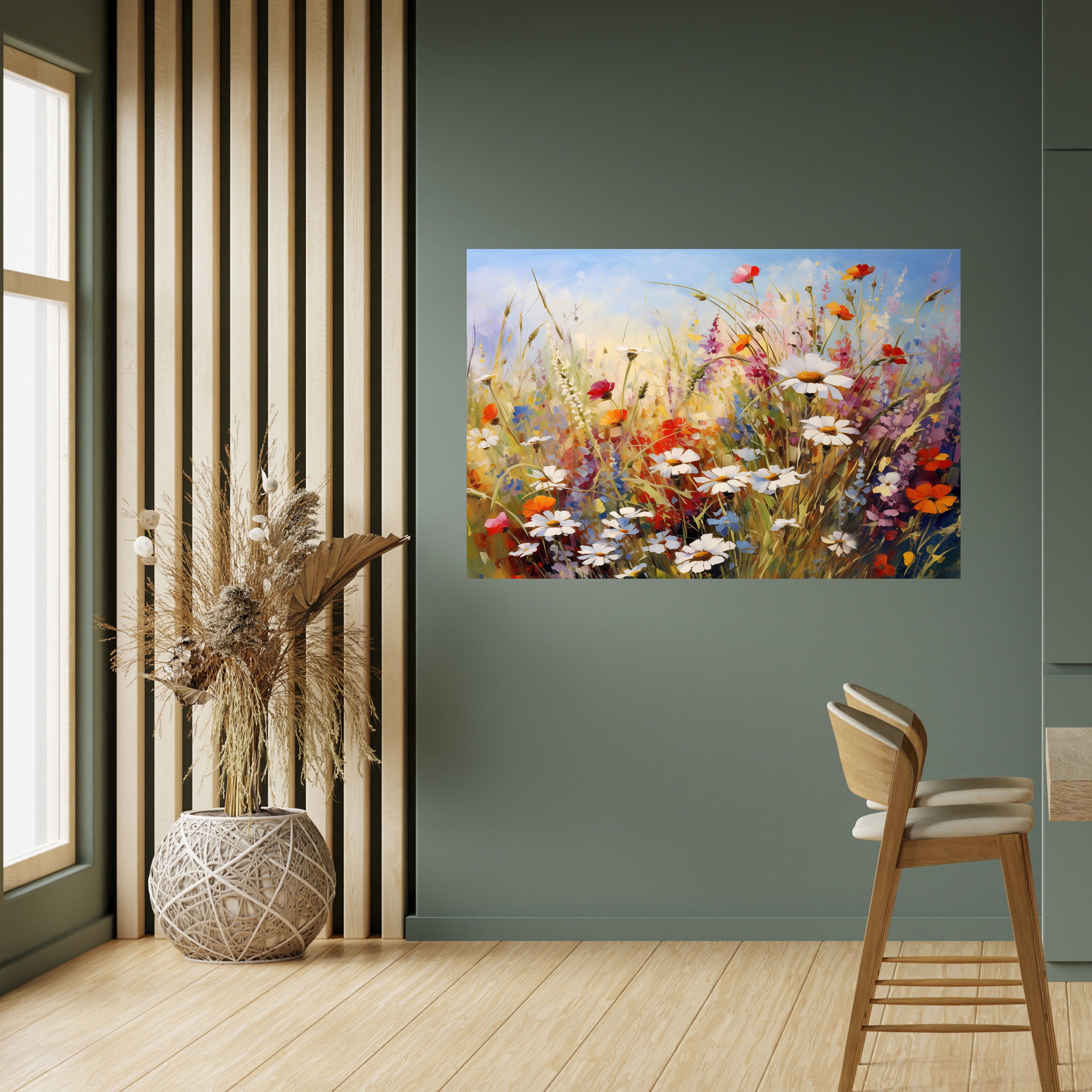 Póster horizontal autoadhesivo DAISY DAYDREAMS