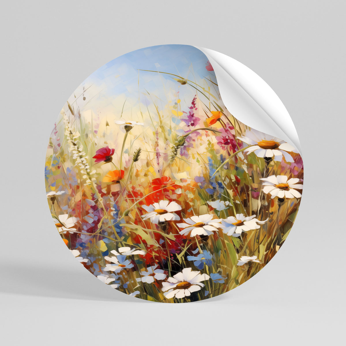 DAISY DAYDREAMS Vinilo adhesivo redondo