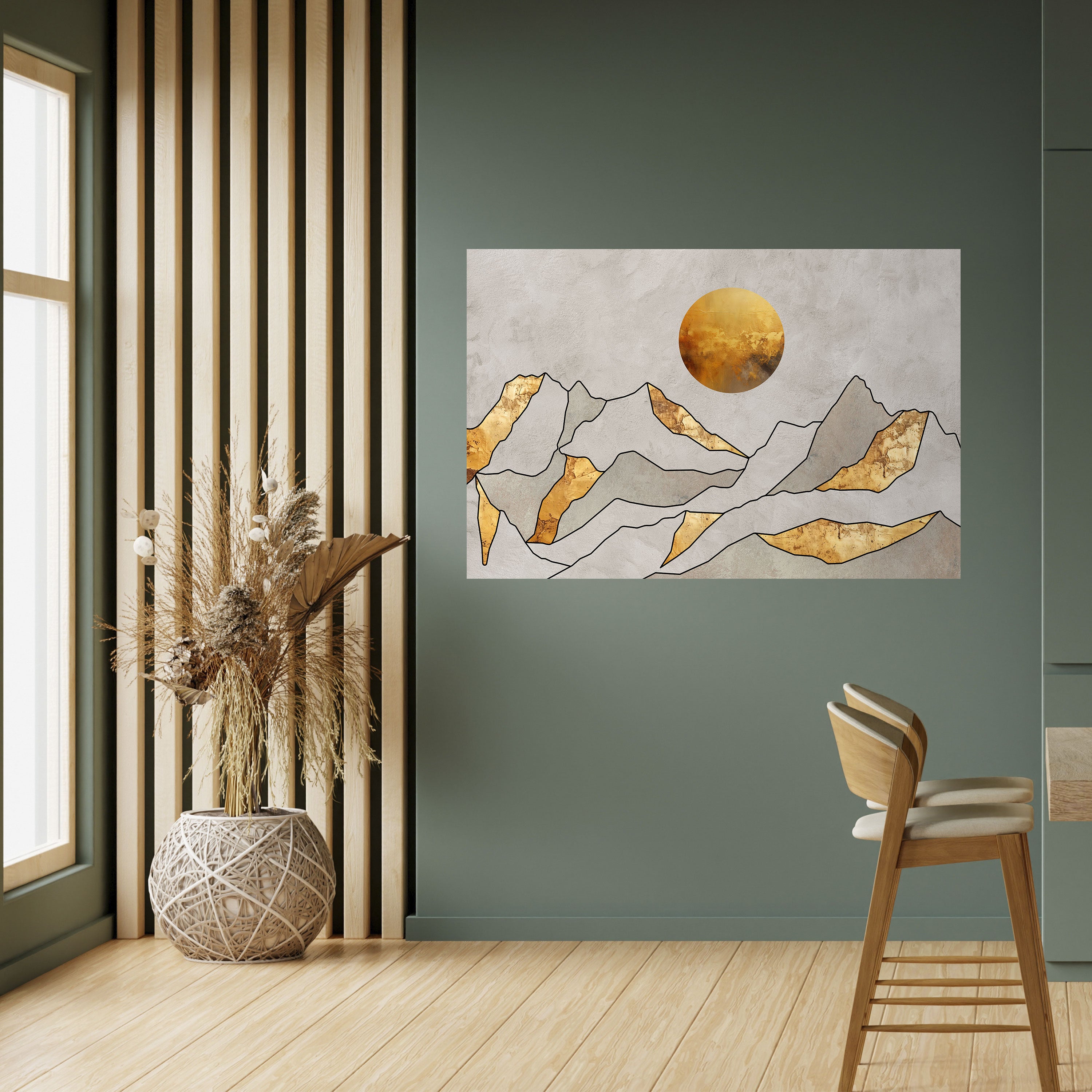 Póster horizontal autoadhesivo SUNNY BLAZE
