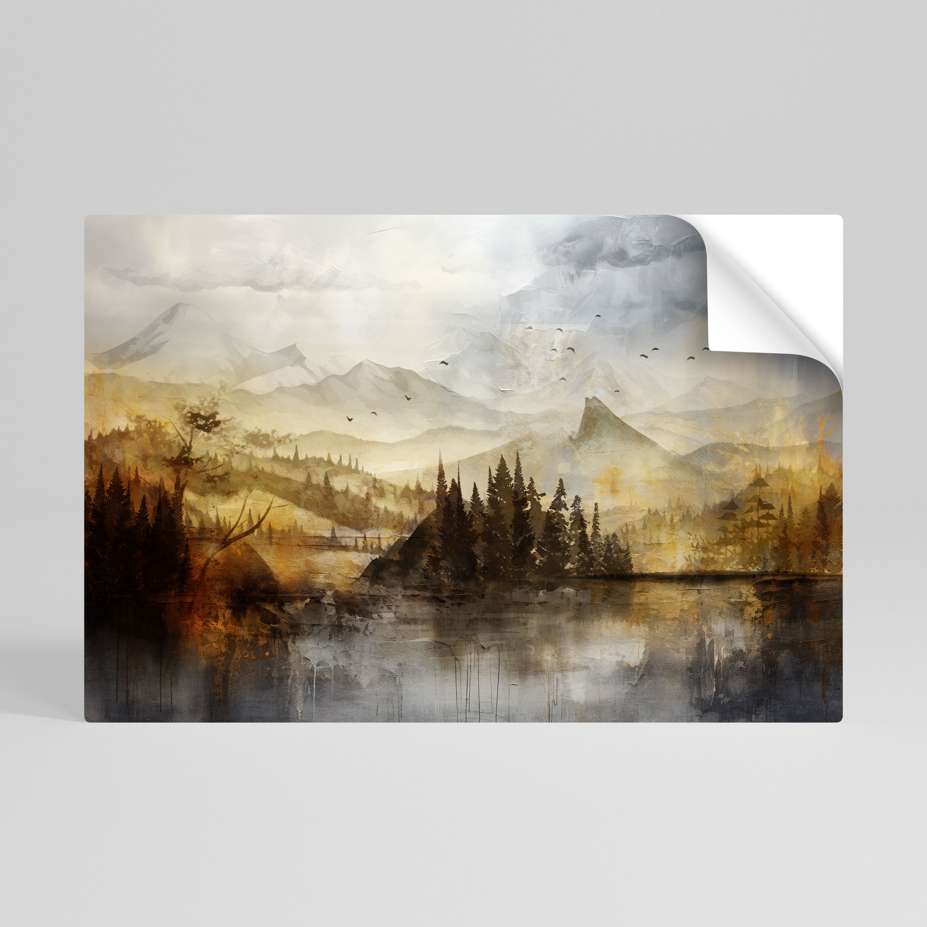 Póster horizontal autoadhesivo AURA DE OTOÑO