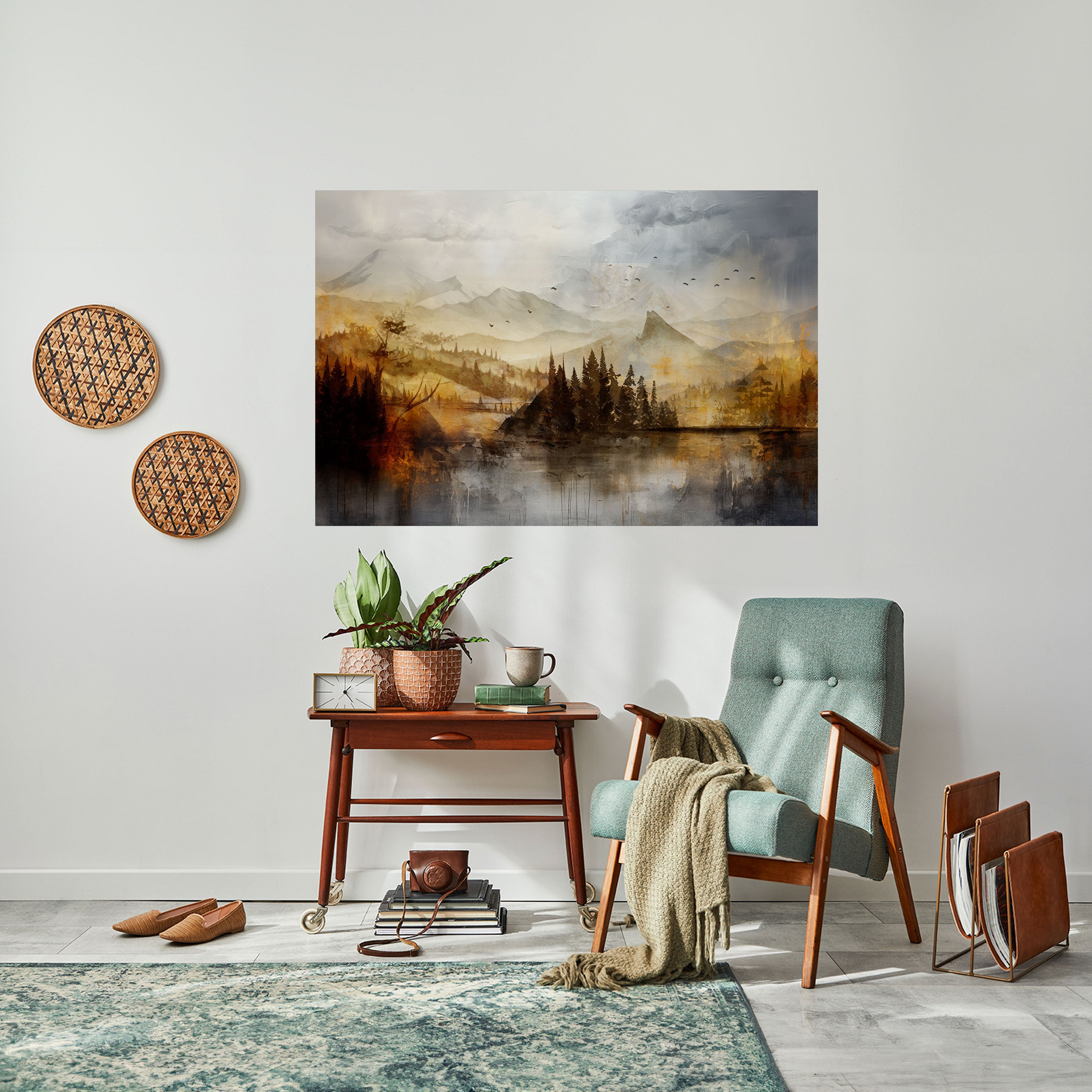 Póster horizontal autoadhesivo AURA DE OTOÑO