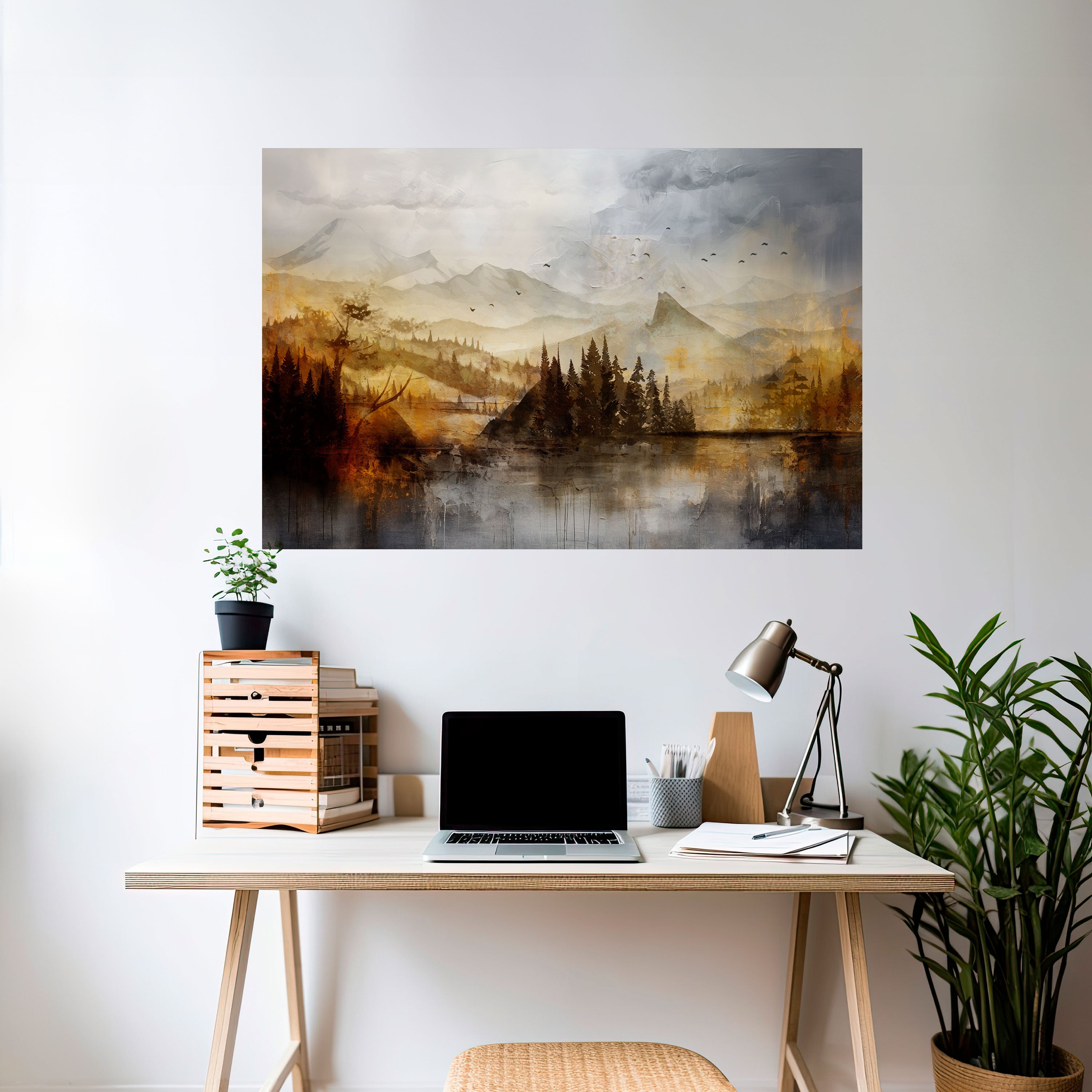 Póster horizontal autoadhesivo AURA DE OTOÑO