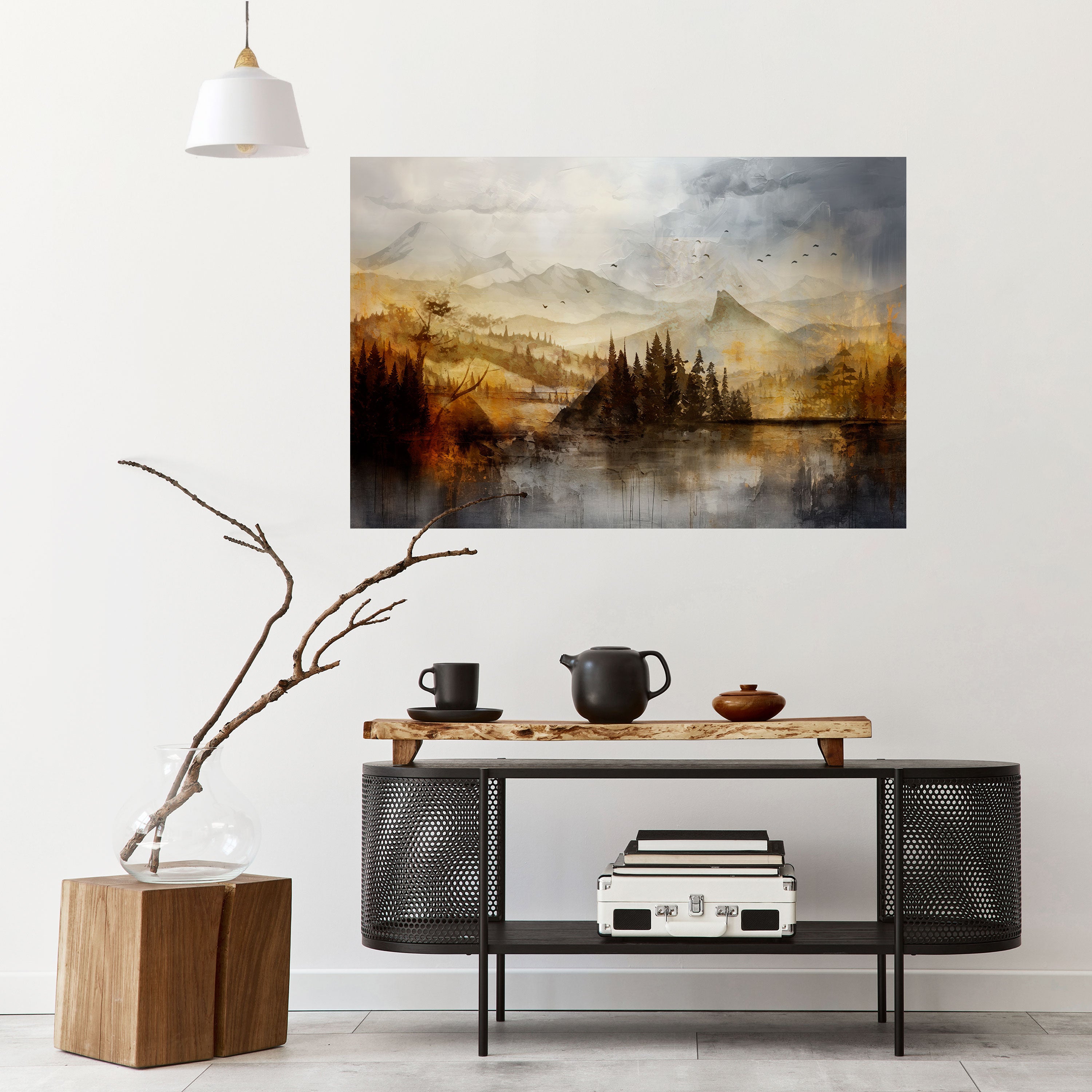 Póster horizontal autoadhesivo AURA DE OTOÑO