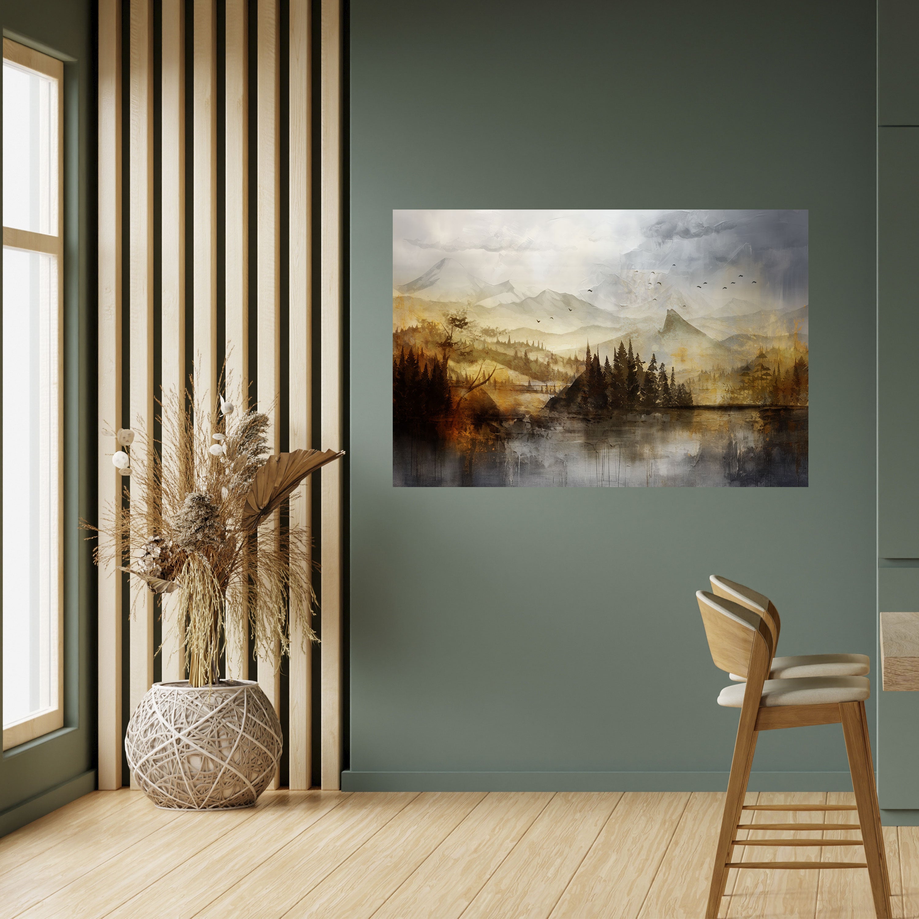 Póster horizontal autoadhesivo AURA DE OTOÑO