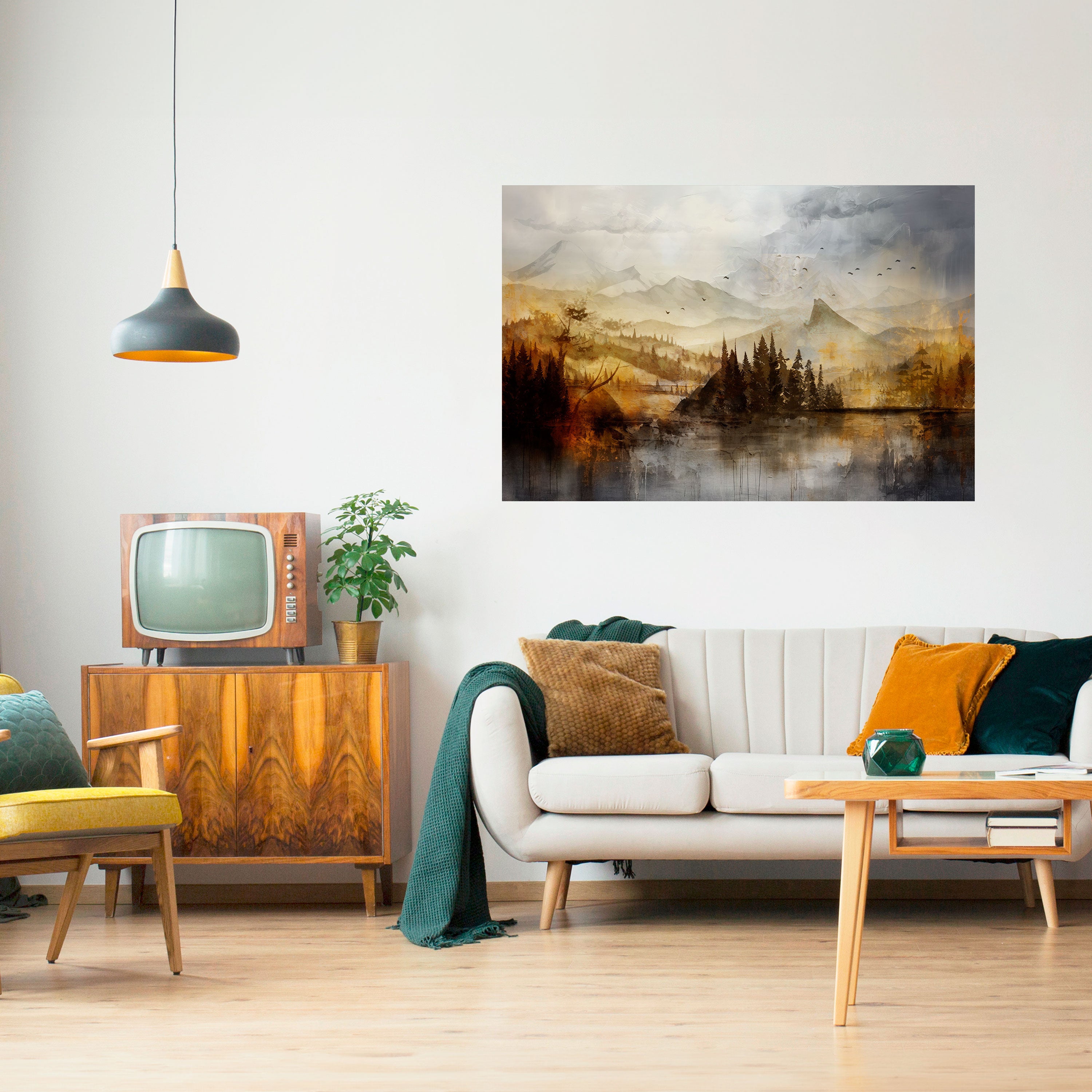 Póster horizontal autoadhesivo AURA DE OTOÑO