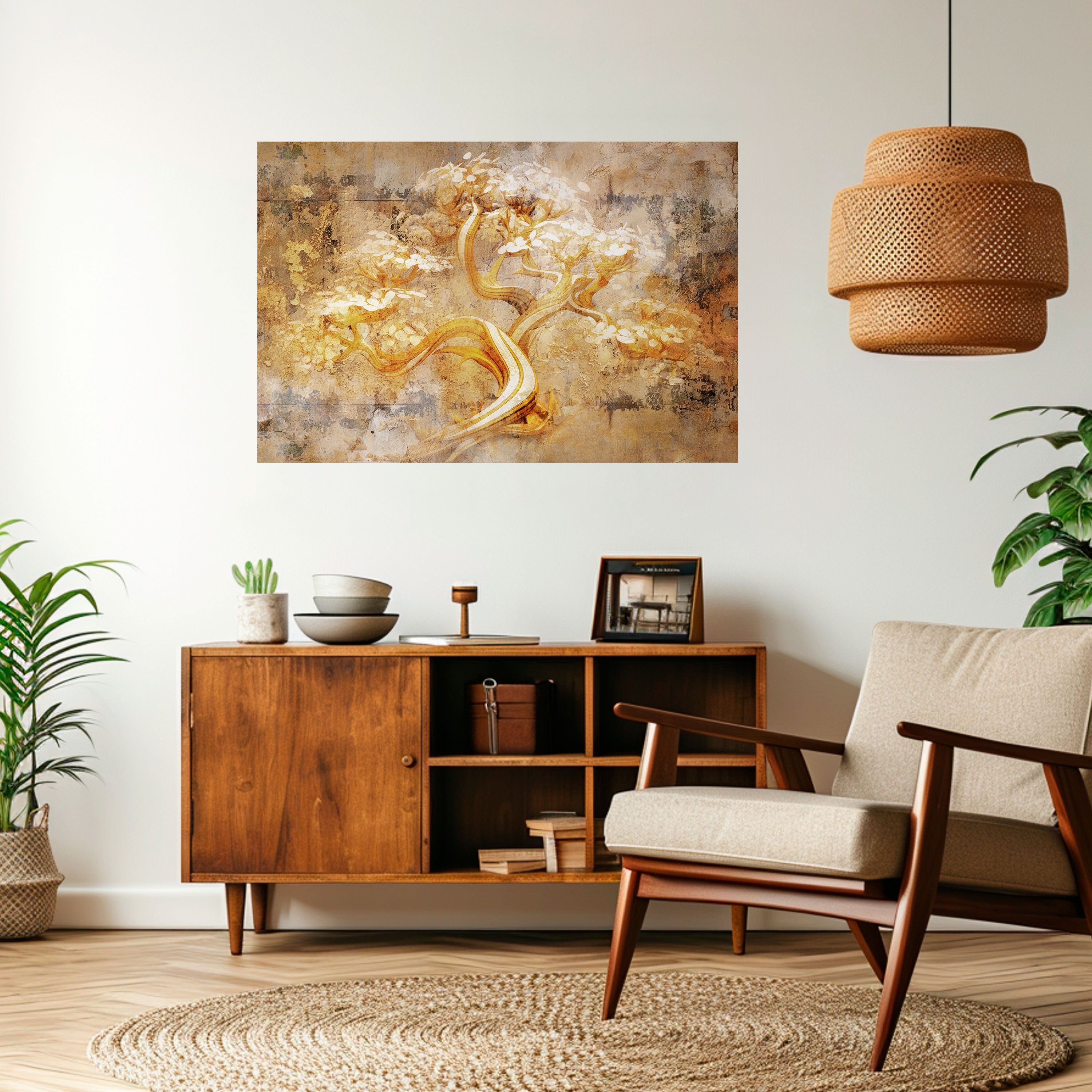 Póster horizontal autoadhesivo "ÁRBOL DE LOS SUSURROS"