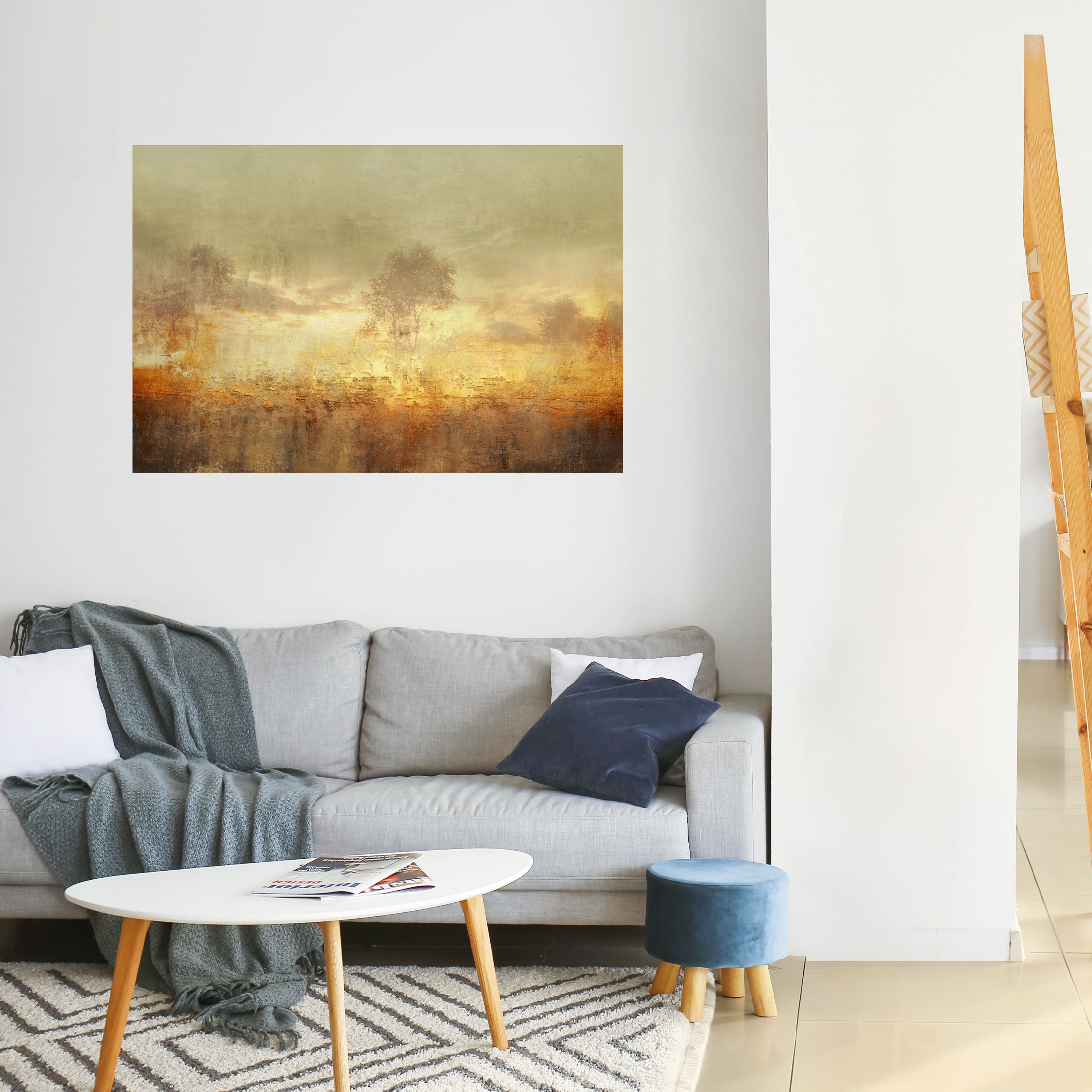 Póster horizontal autoadhesivo AMBER DREAMSCAPE