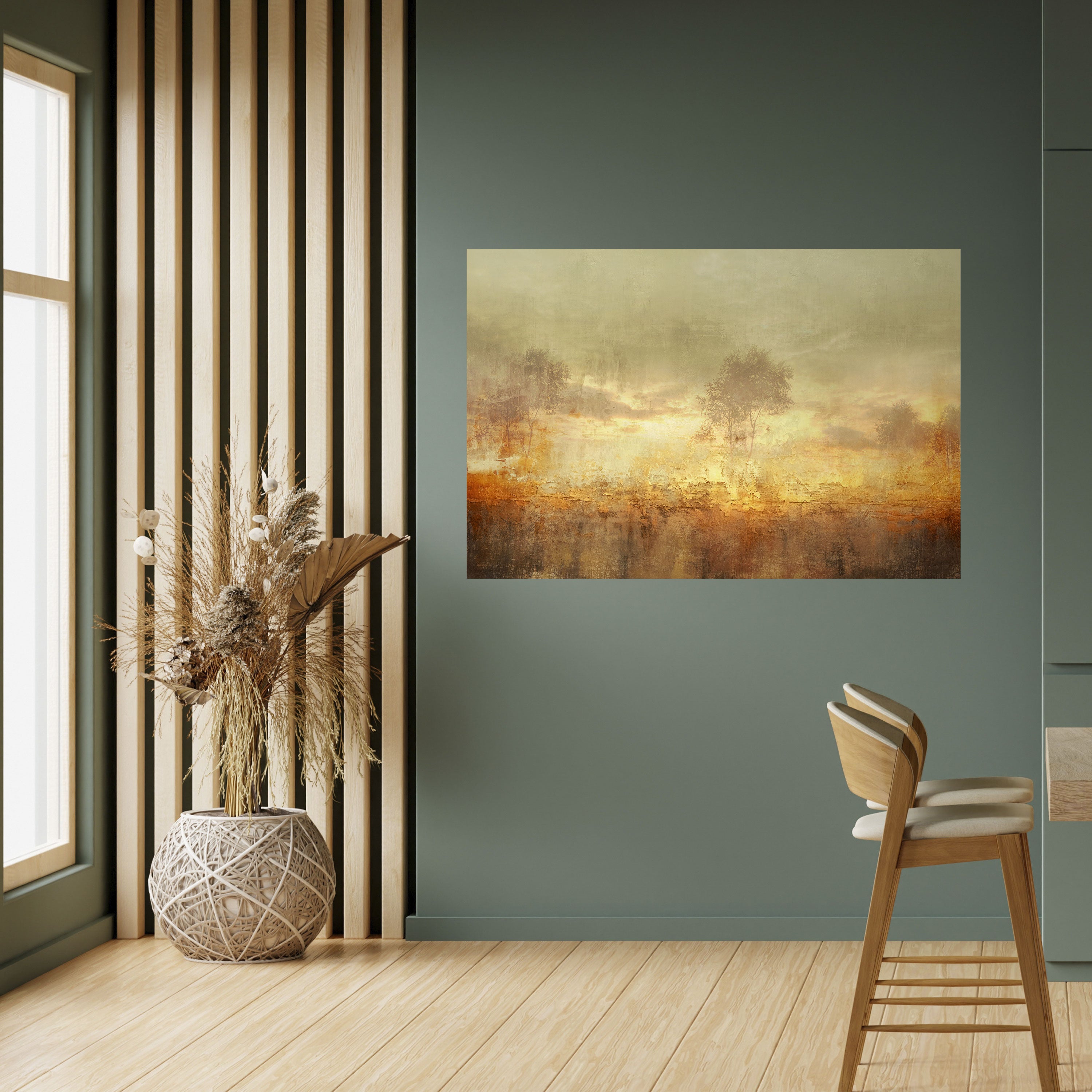Póster horizontal autoadhesivo AMBER DREAMSCAPE