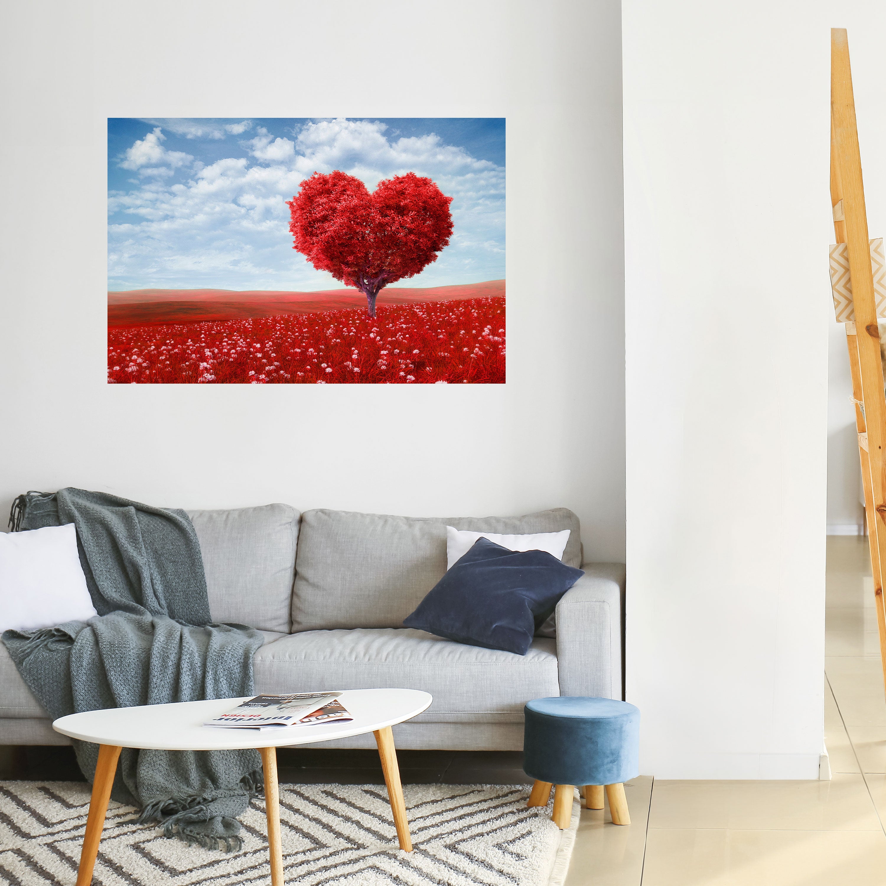 Póster horizontal autoadhesivo "EL ABRAZO DEL AMOR"