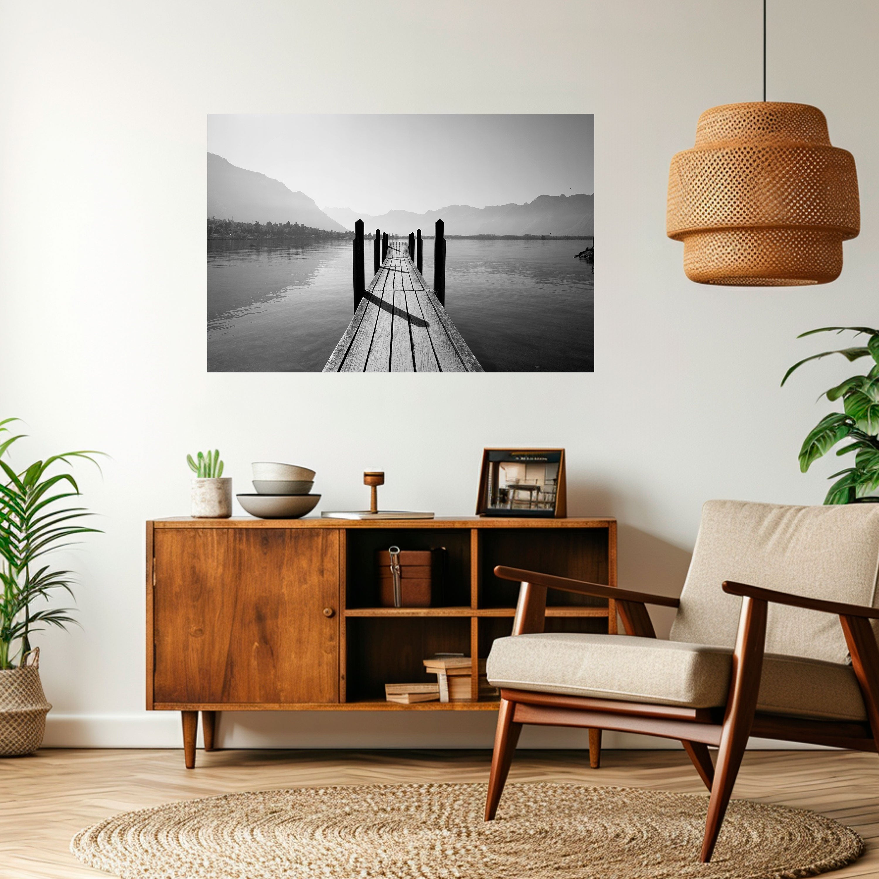 Póster horizontal autoadhesivo WALK INTO THE DEEP