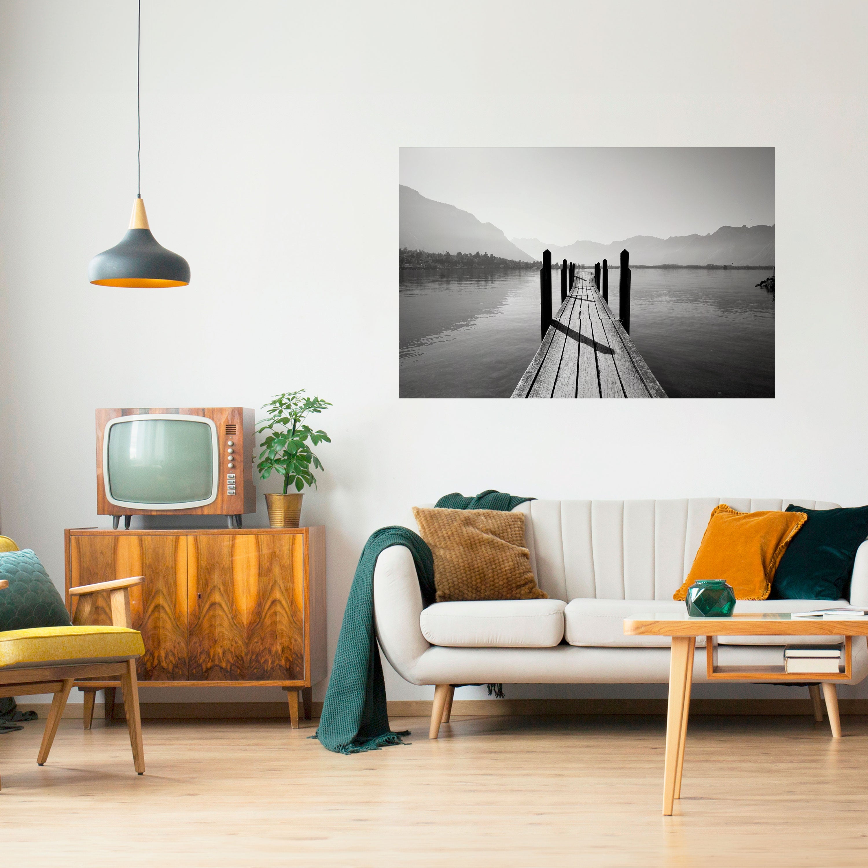 Póster horizontal autoadhesivo WALK INTO THE DEEP