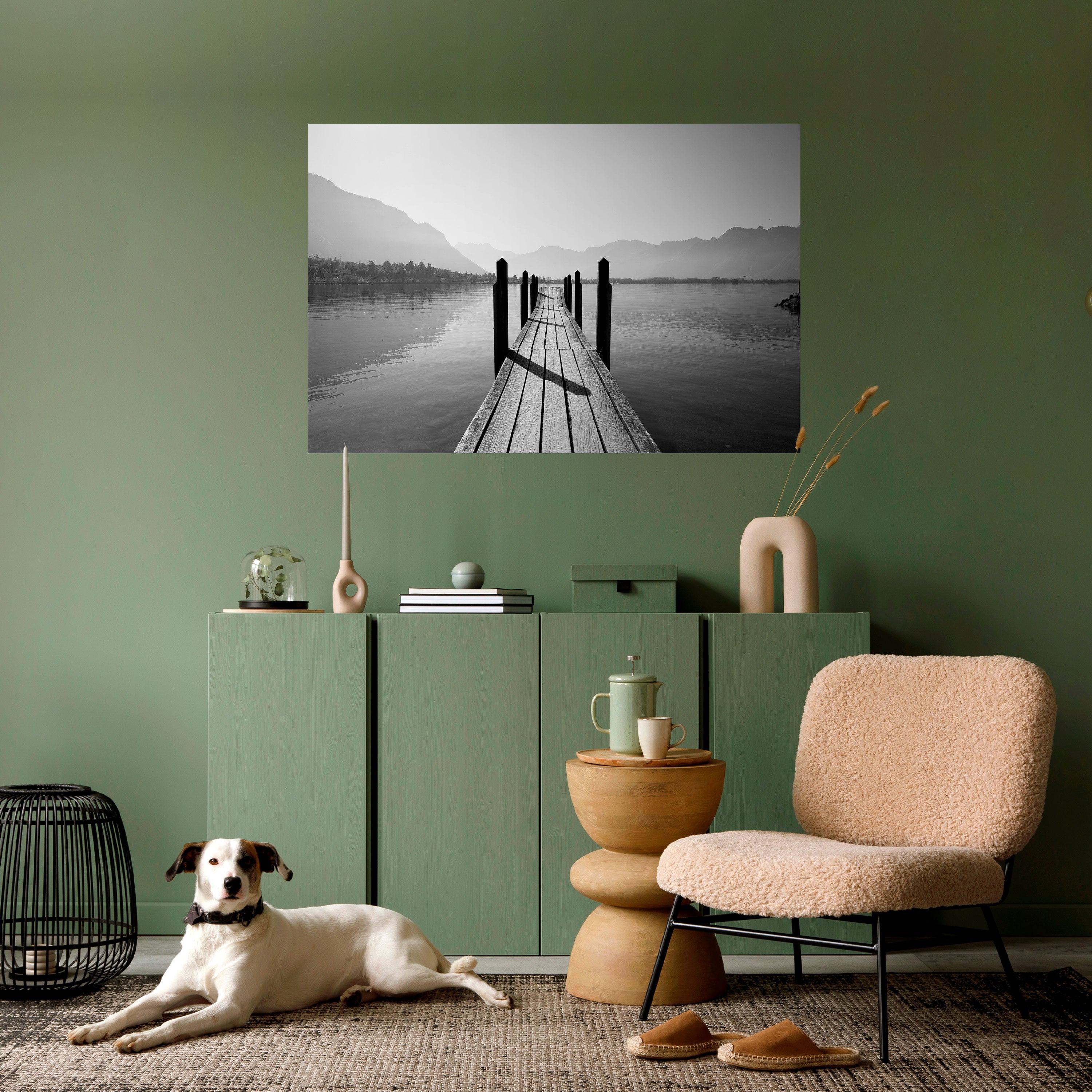 Póster horizontal autoadhesivo WALK INTO THE DEEP