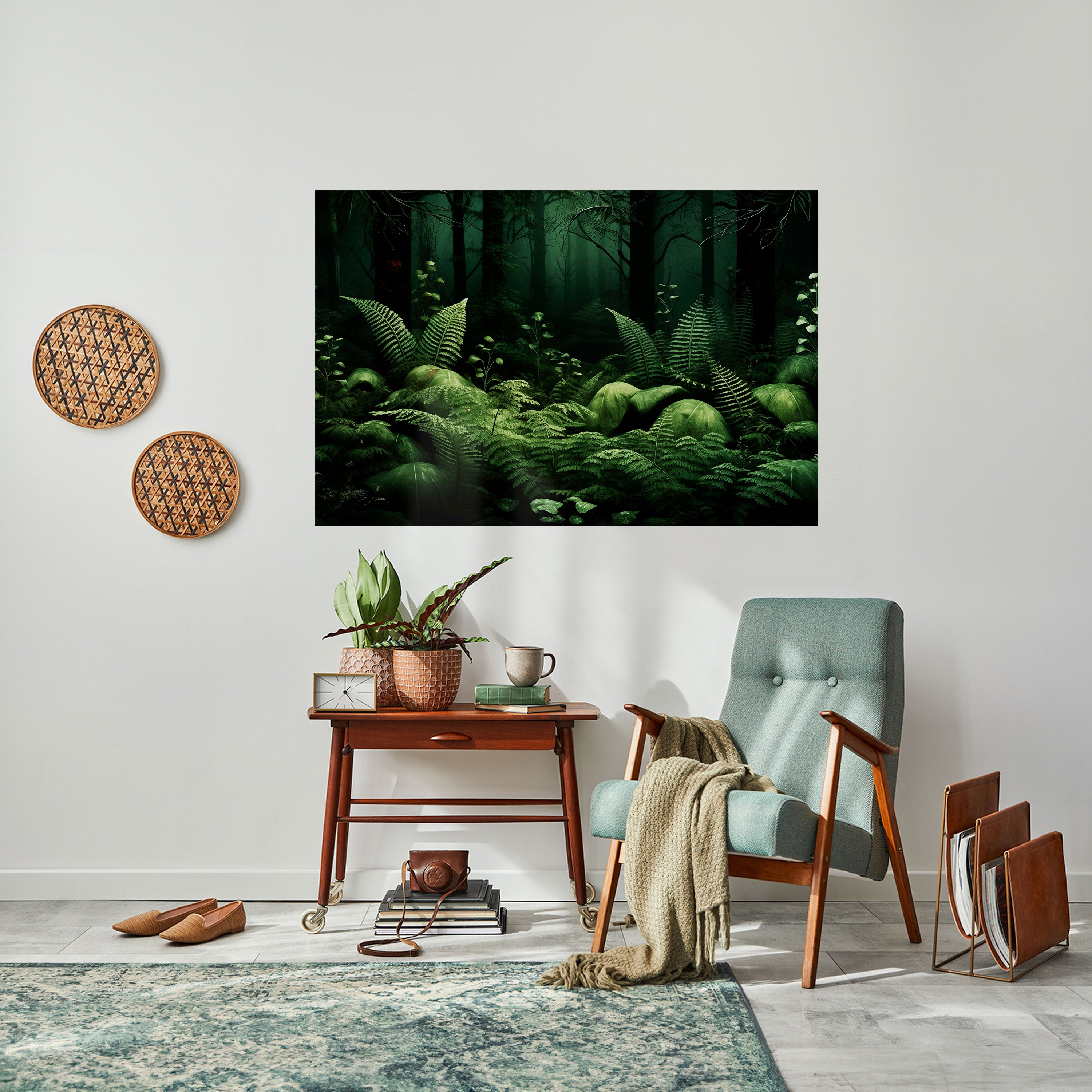 Póster horizontal autoadhesivo BOSQUE DE SUEÑOS