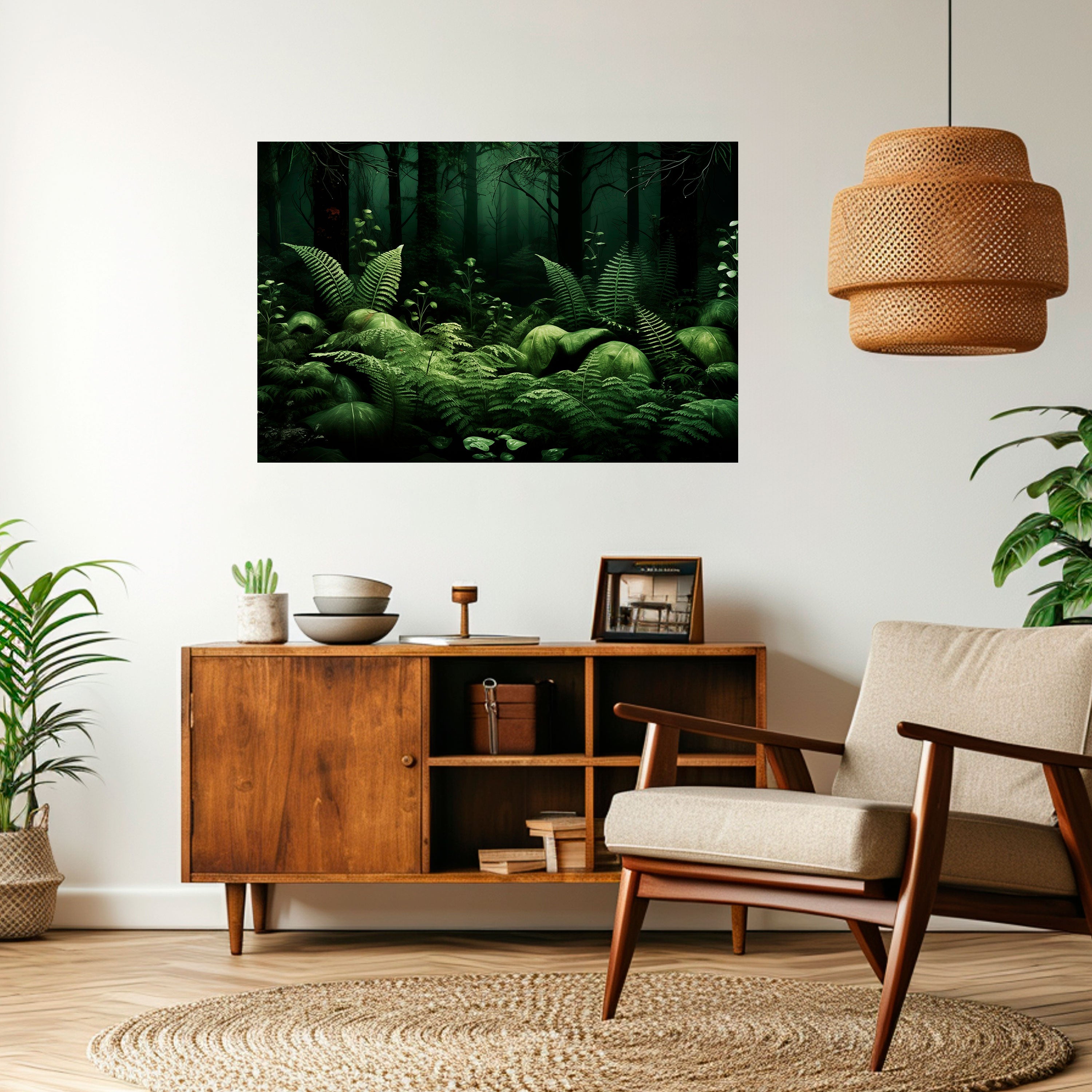 Póster horizontal autoadhesivo BOSQUE DE SUEÑOS