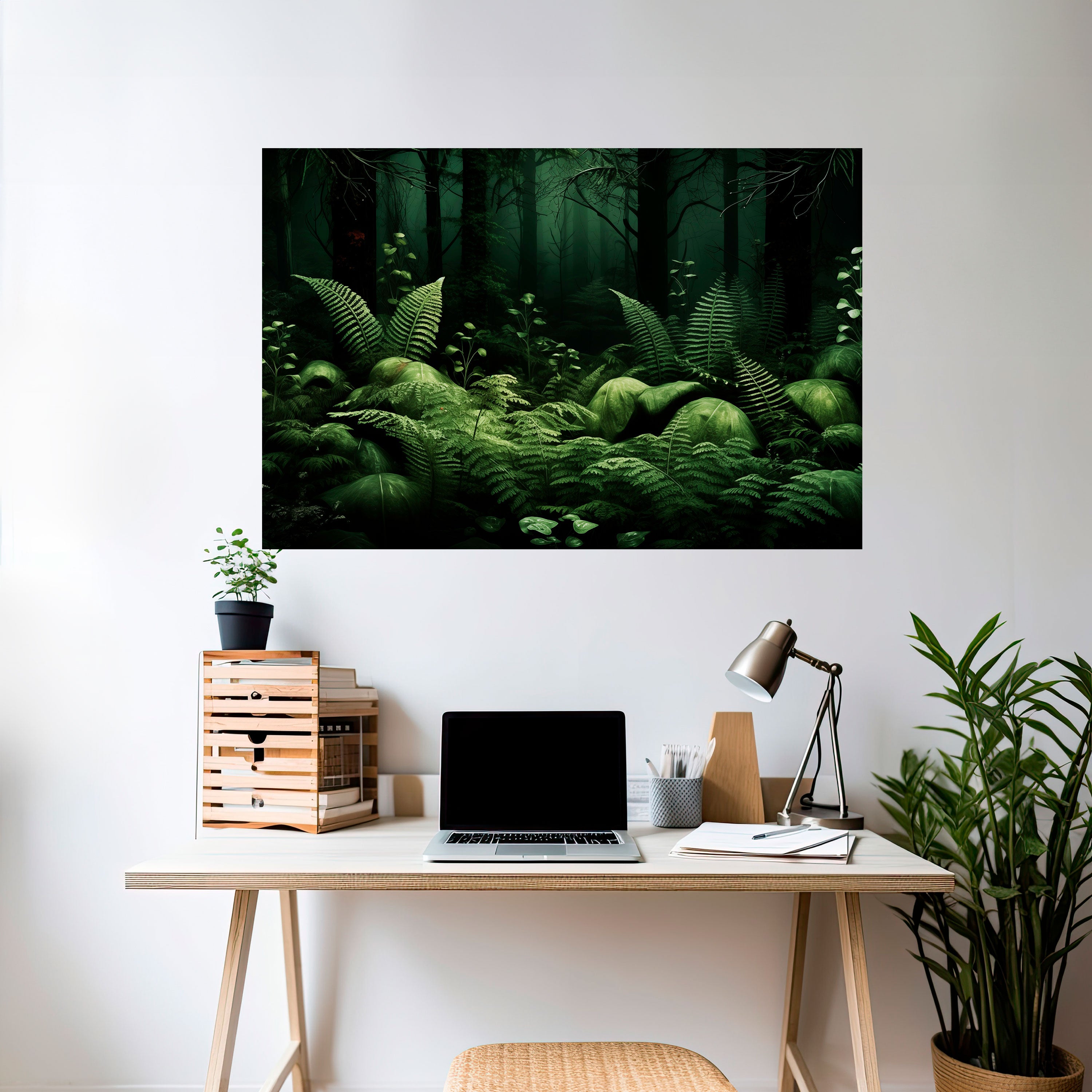 Póster horizontal autoadhesivo BOSQUE DE SUEÑOS