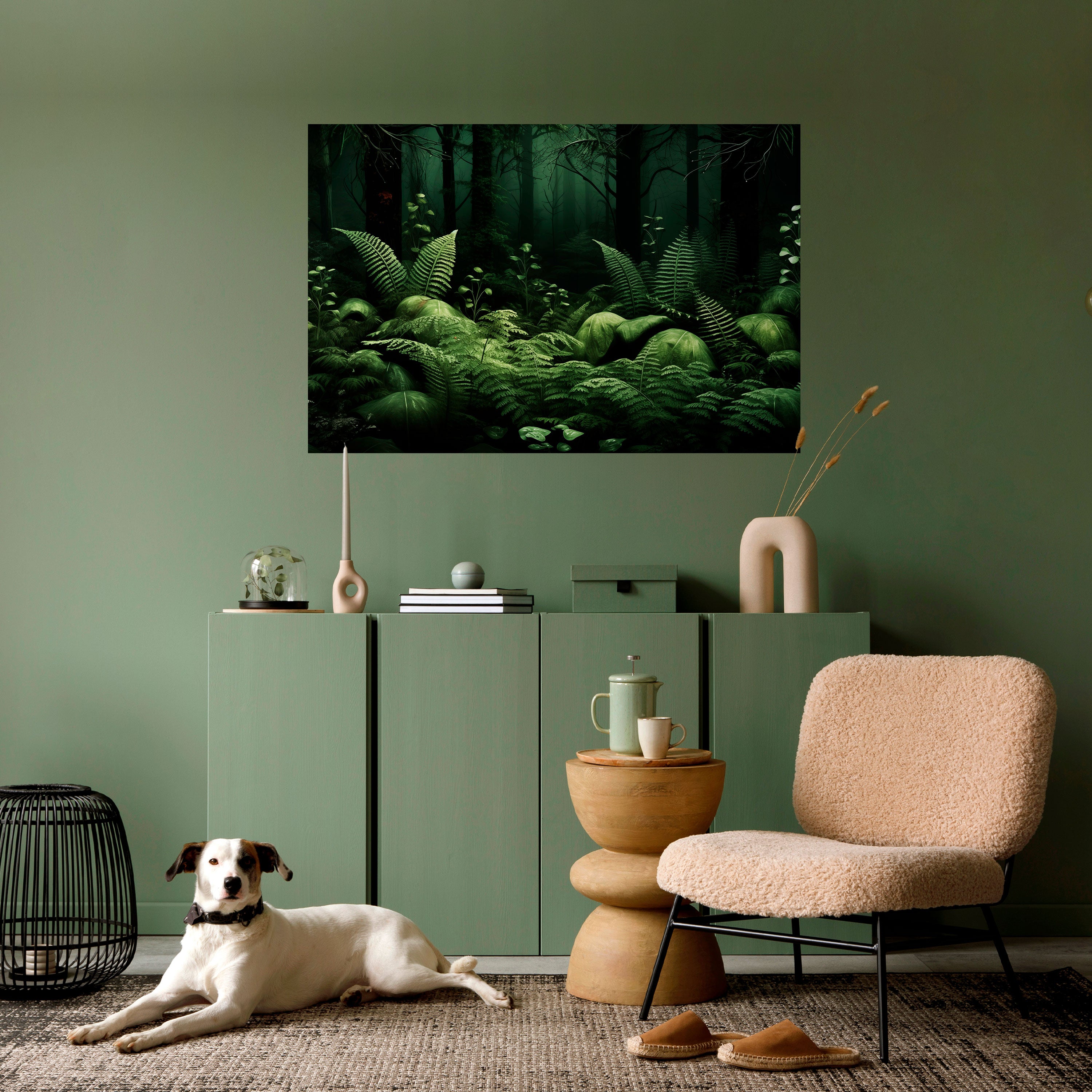 Póster horizontal autoadhesivo BOSQUE DE SUEÑOS