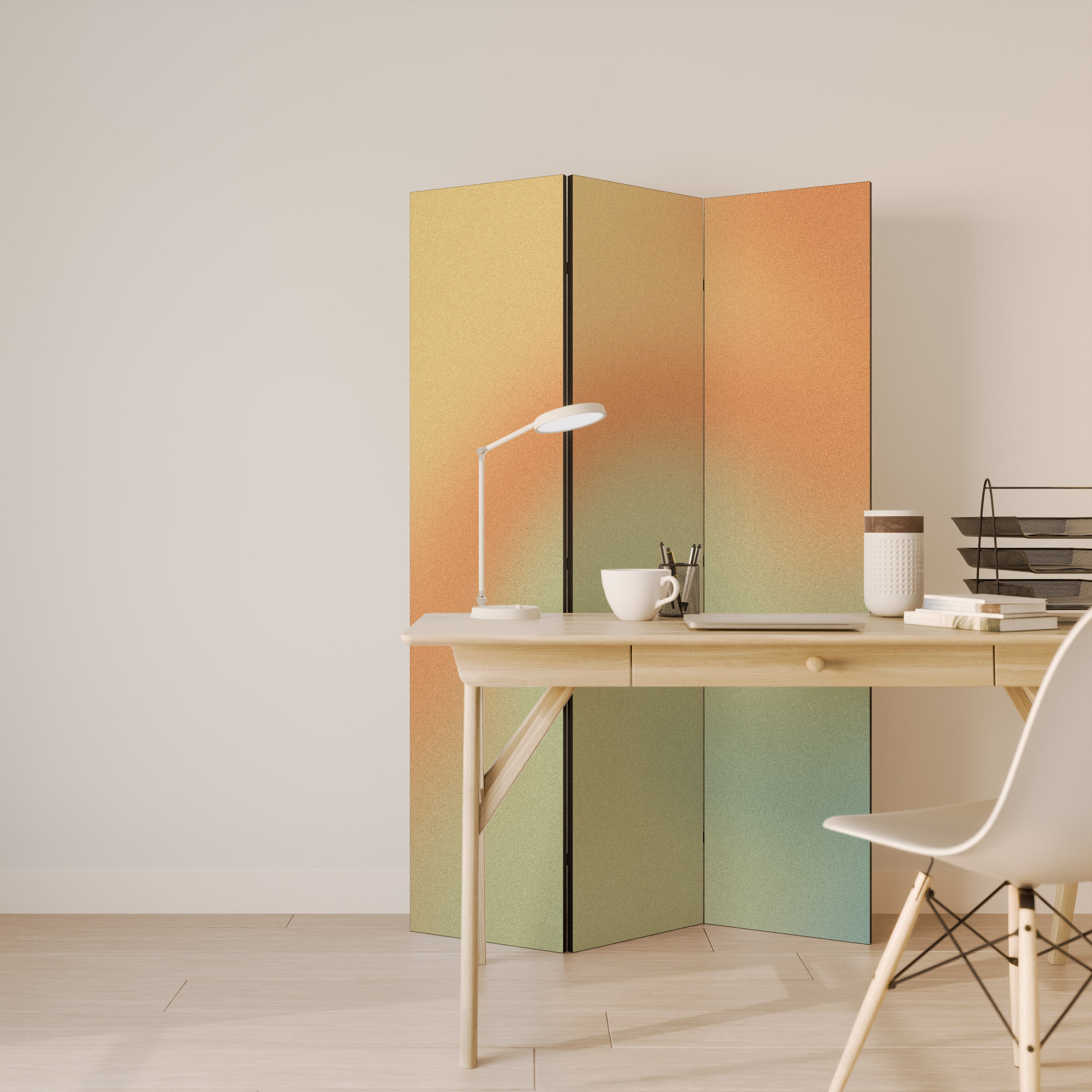 MIRAGE MELODIES Decorative 3-Panel Room Divider
