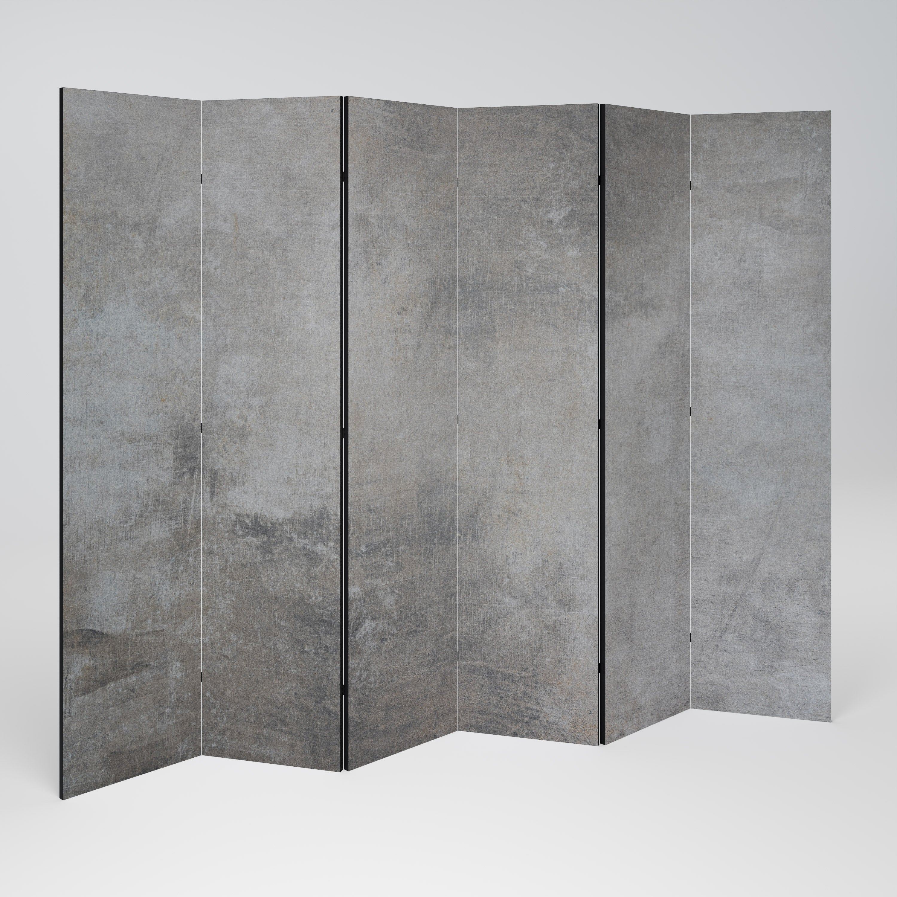 Biombo decorativo de 6 paneles CONCRETE WALL