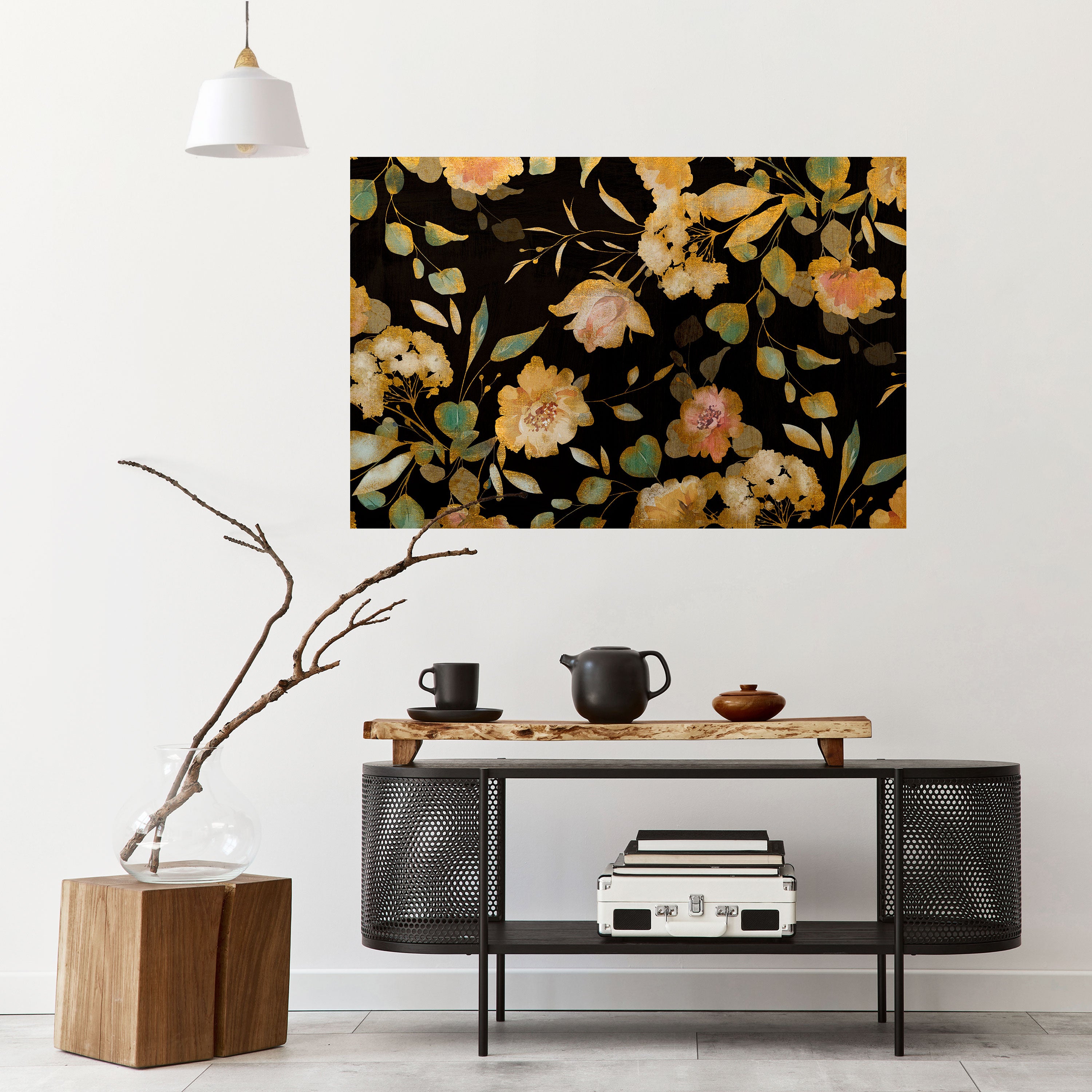 Póster horizontal autoadhesivo MODEST FLORAL