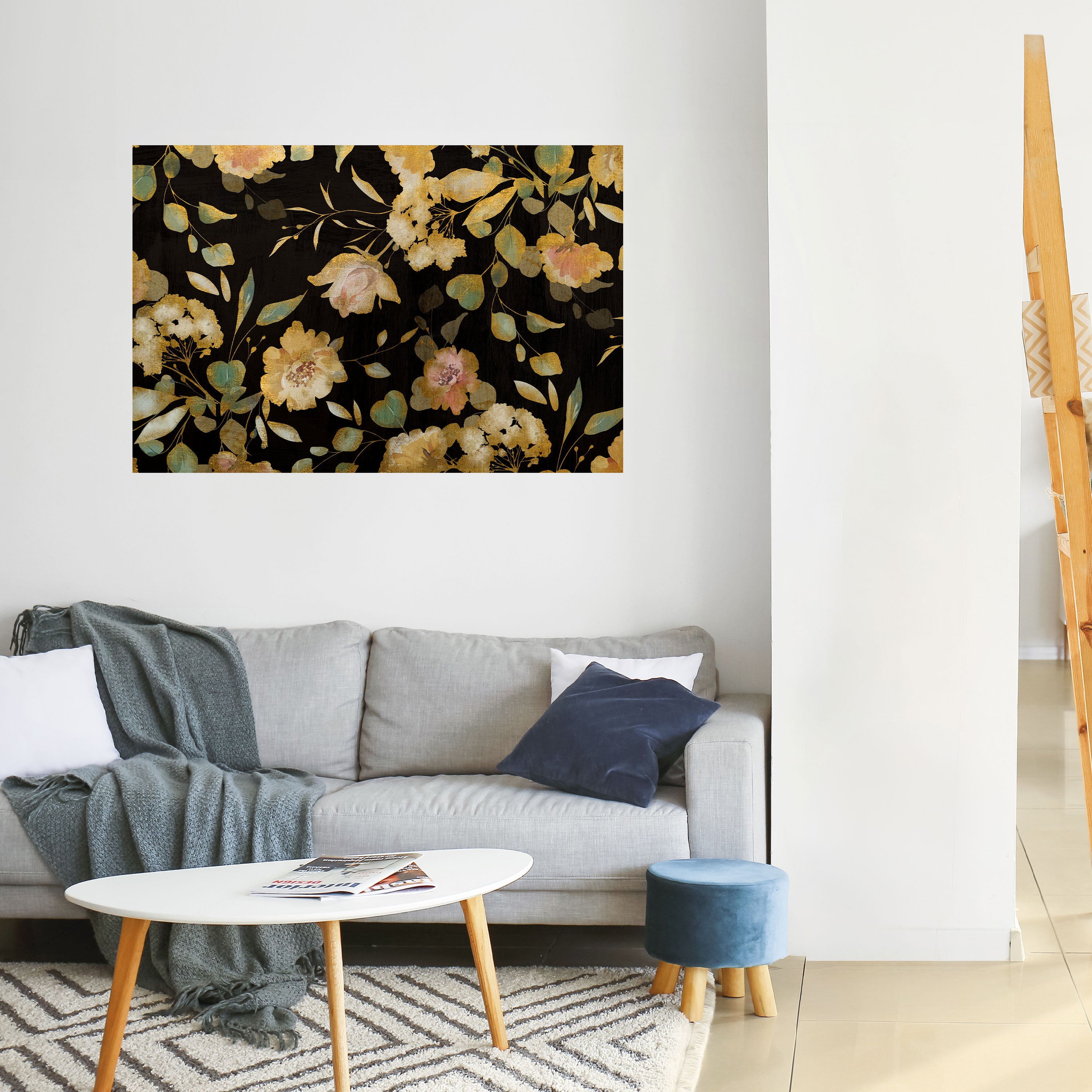 Póster horizontal autoadhesivo MODEST FLORAL