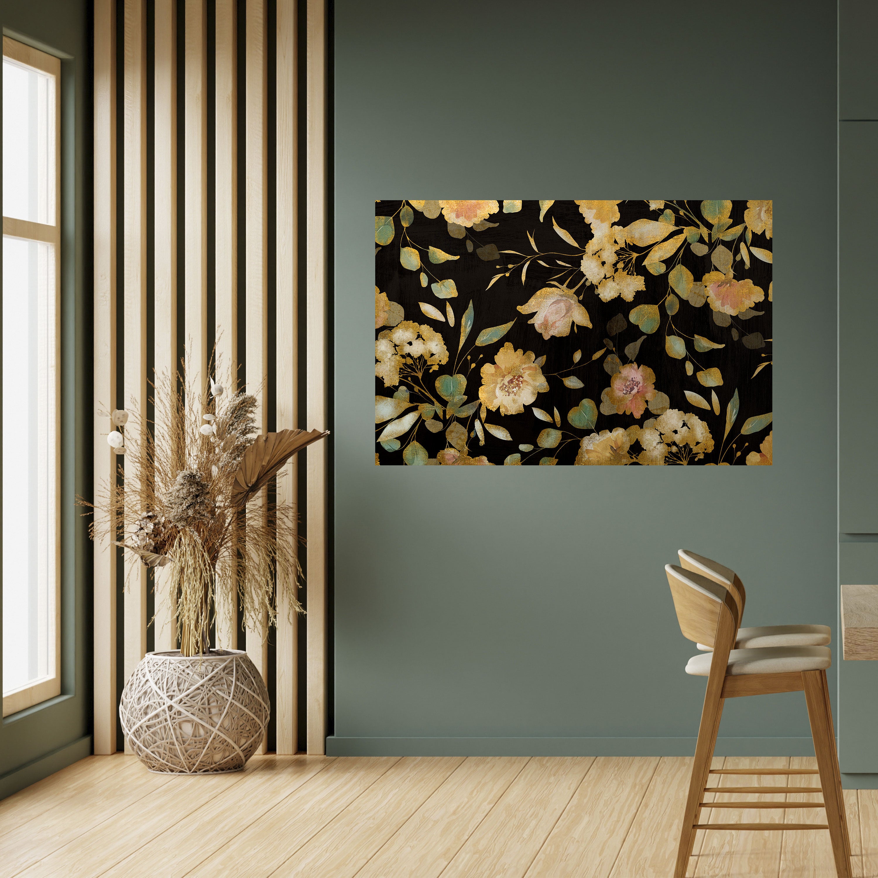 Póster horizontal autoadhesivo MODEST FLORAL