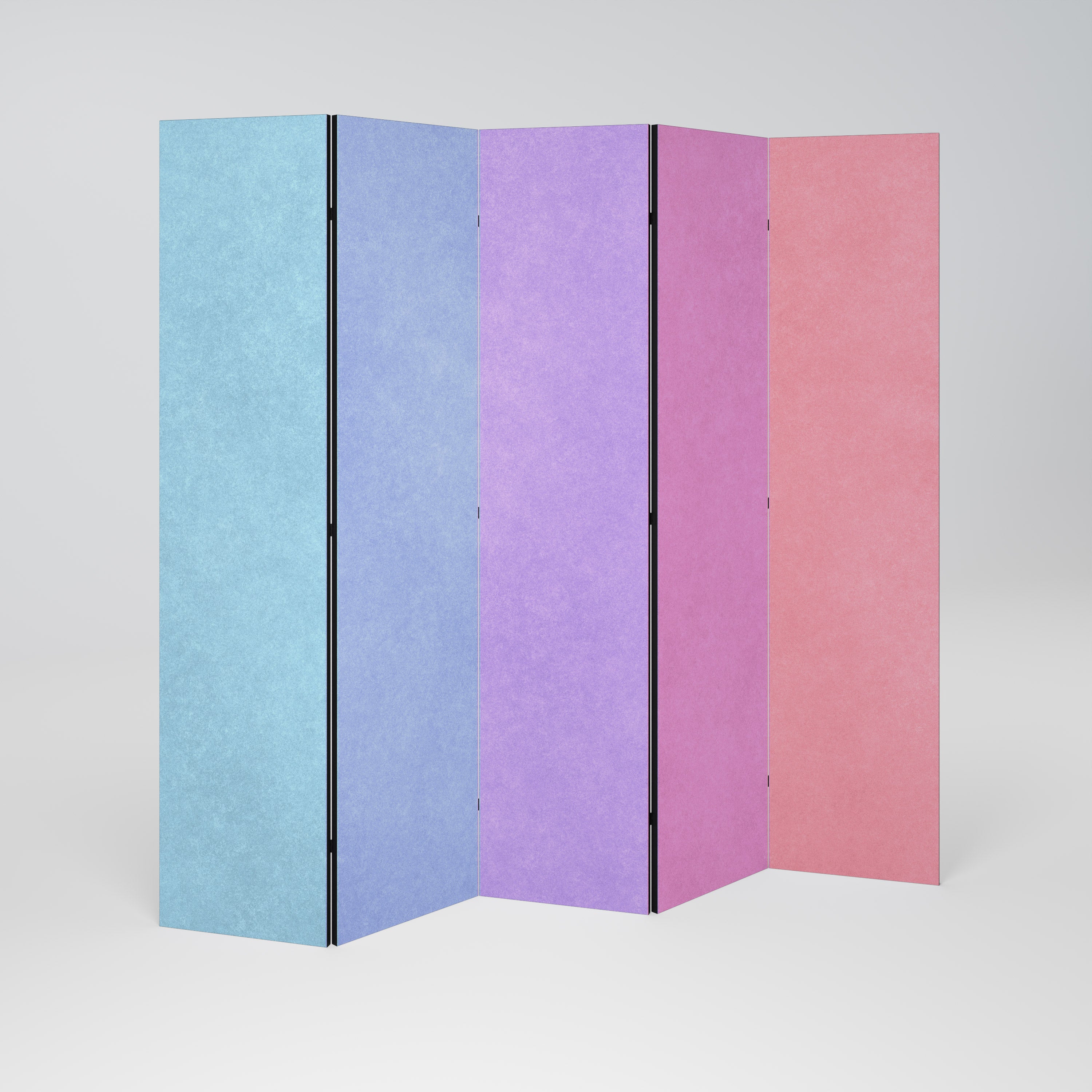 MI CORAZÓN SE PONDRÁN COLOR EN DIVISOR DE AMBIENTES DECORATIVO DE 5 PANELES