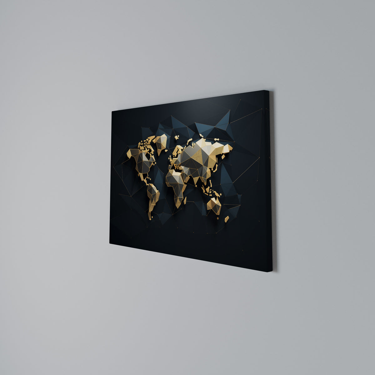 SHIMMERING WORLD SYMMETRY Cuadro en lienzo horizontal
