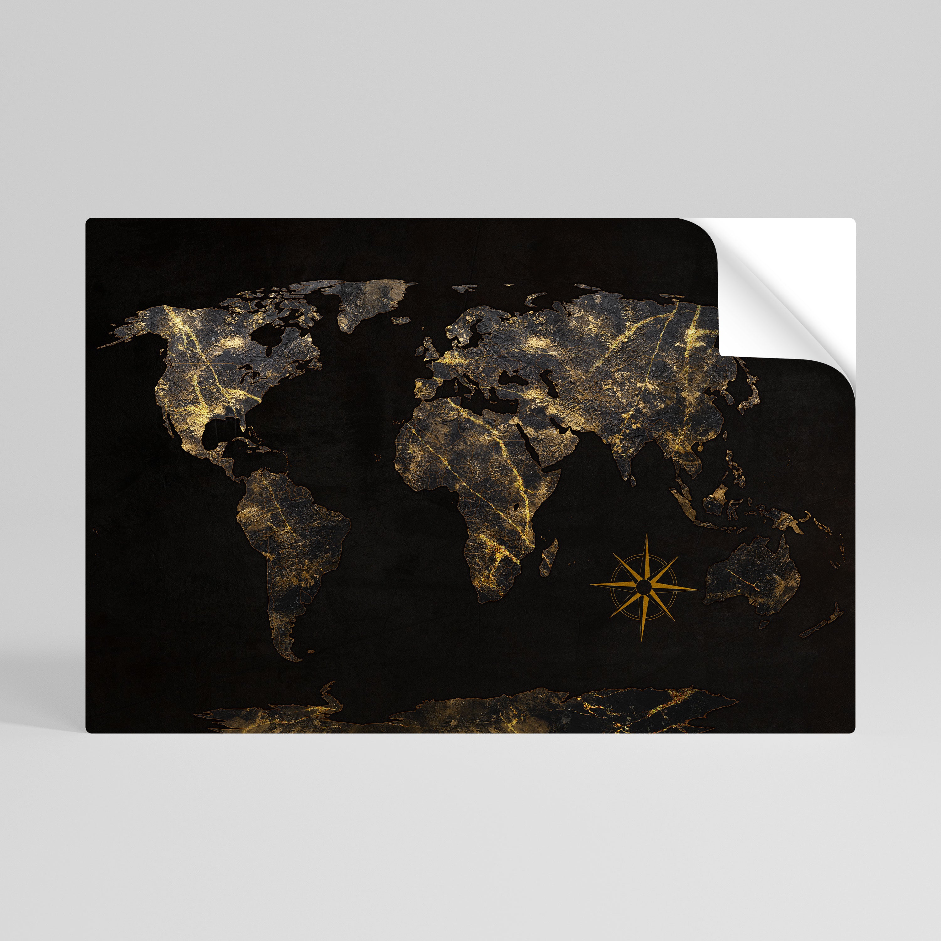 Póster horizontal autoadhesivo de GOLDEN GEOGRAPHY