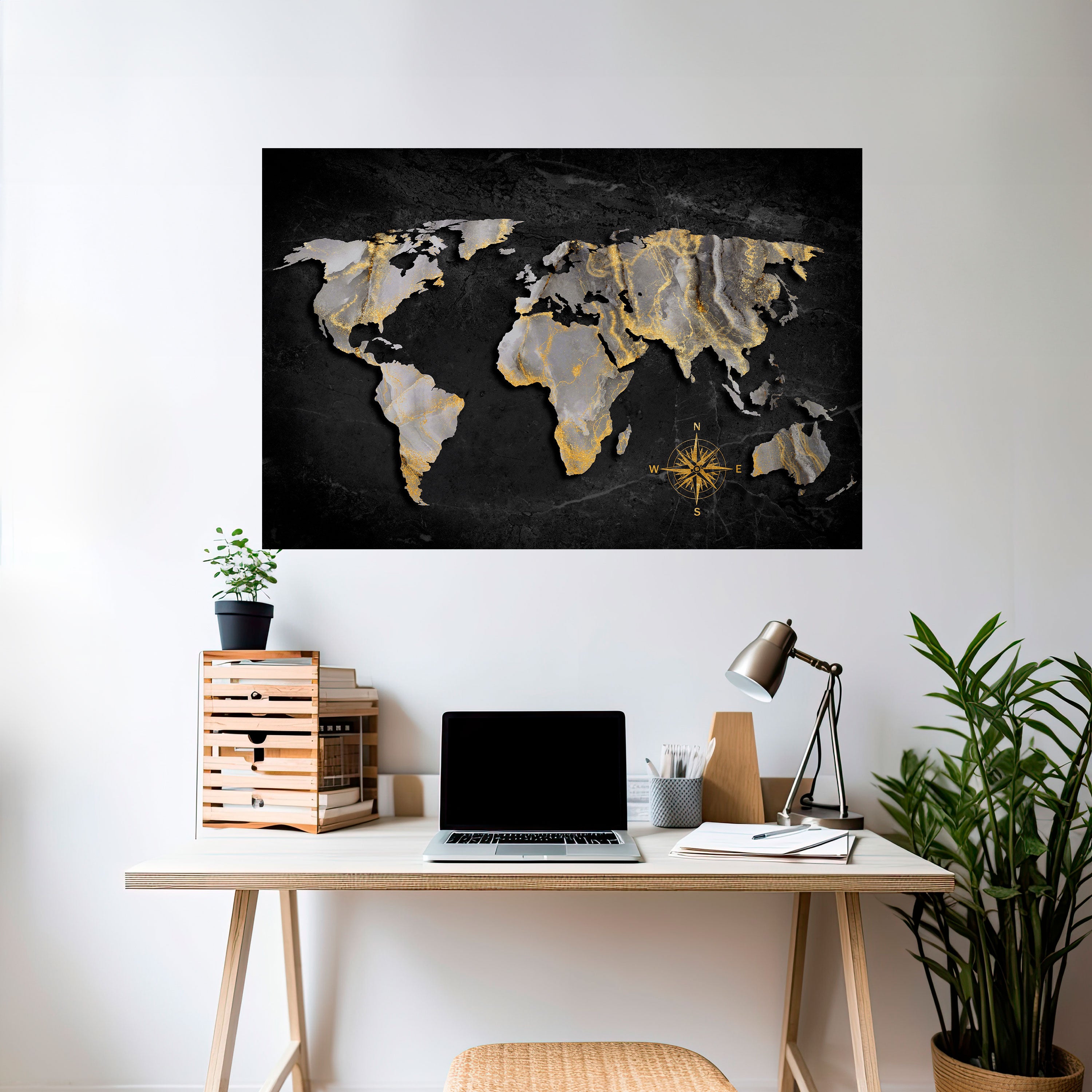 Póster horizontal autoadhesivo ELEGANT WORLDWIDE