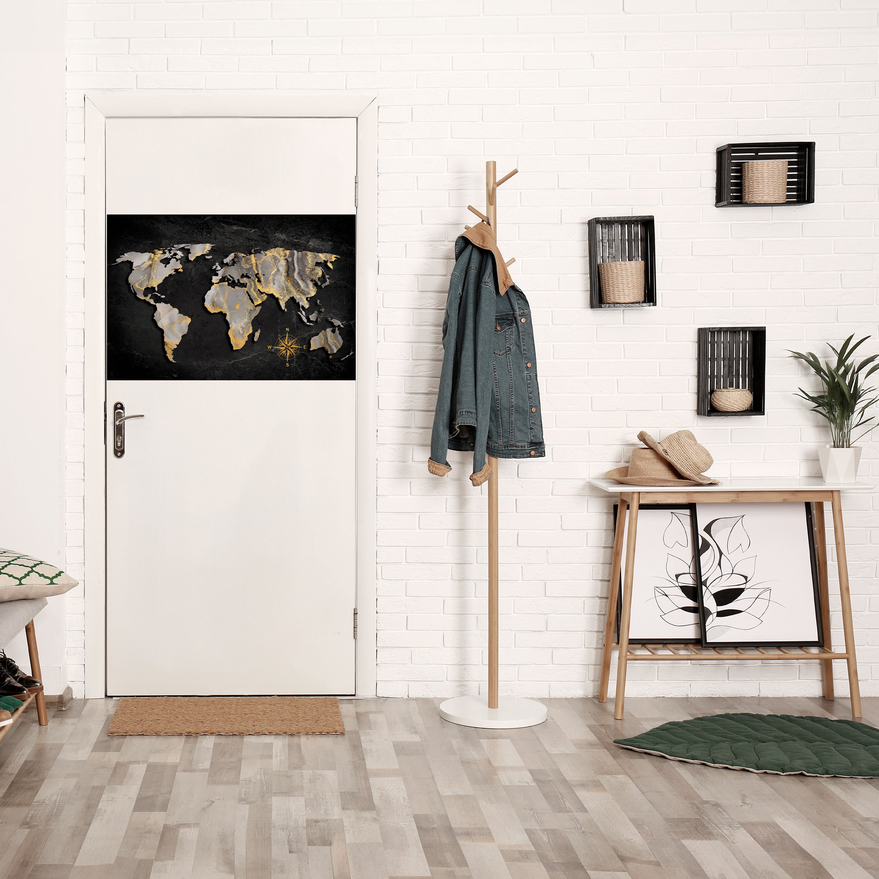 Póster horizontal autoadhesivo ELEGANT WORLDWIDE