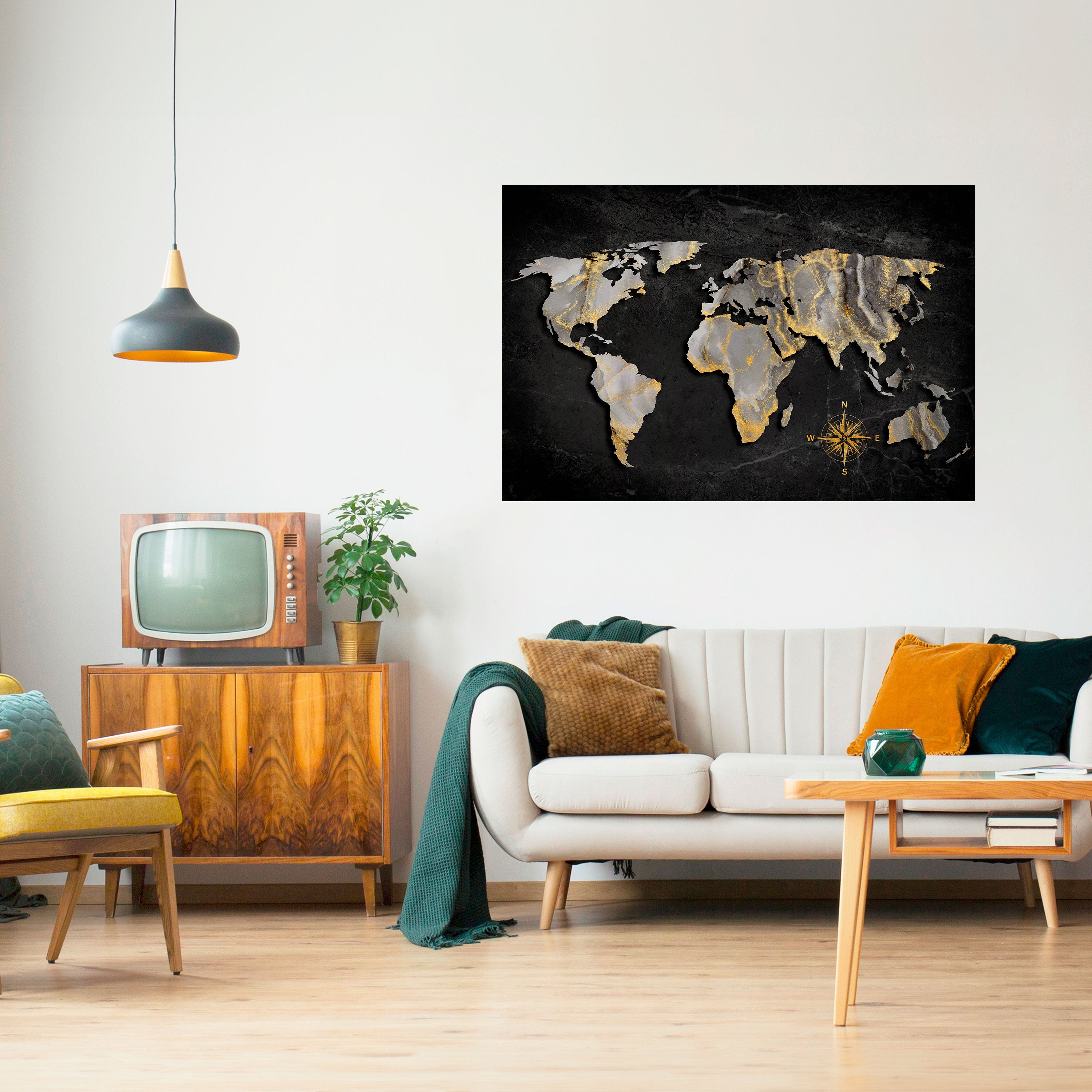 Póster horizontal autoadhesivo ELEGANT WORLDWIDE