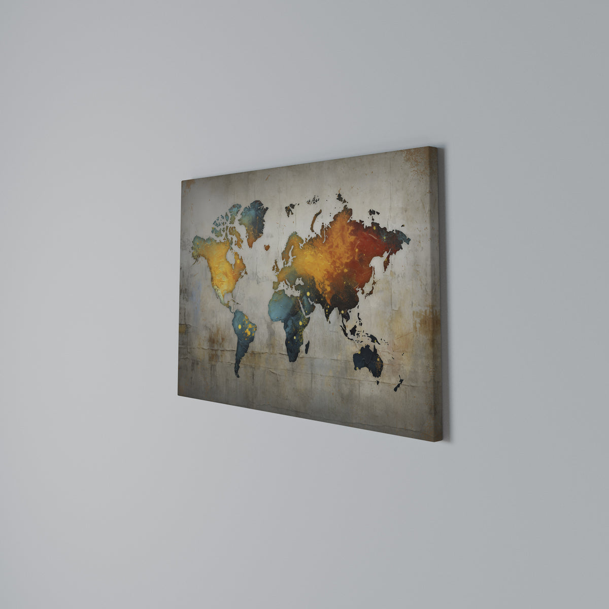 GLOBAL HUES EXPLORED Cuadro en lienzo horizontal